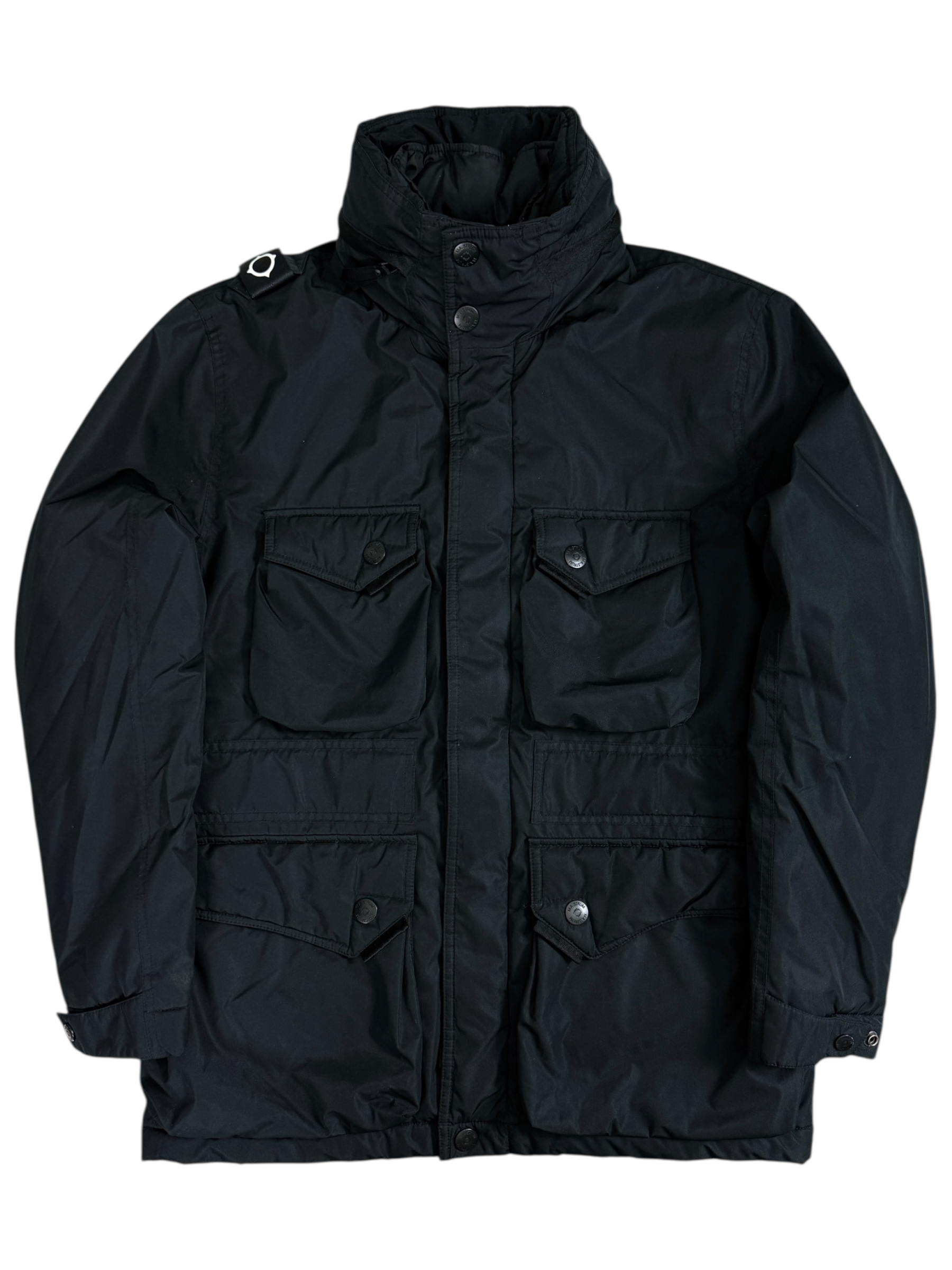 Doudoune Ma.Strum noir taille M - Vue de face