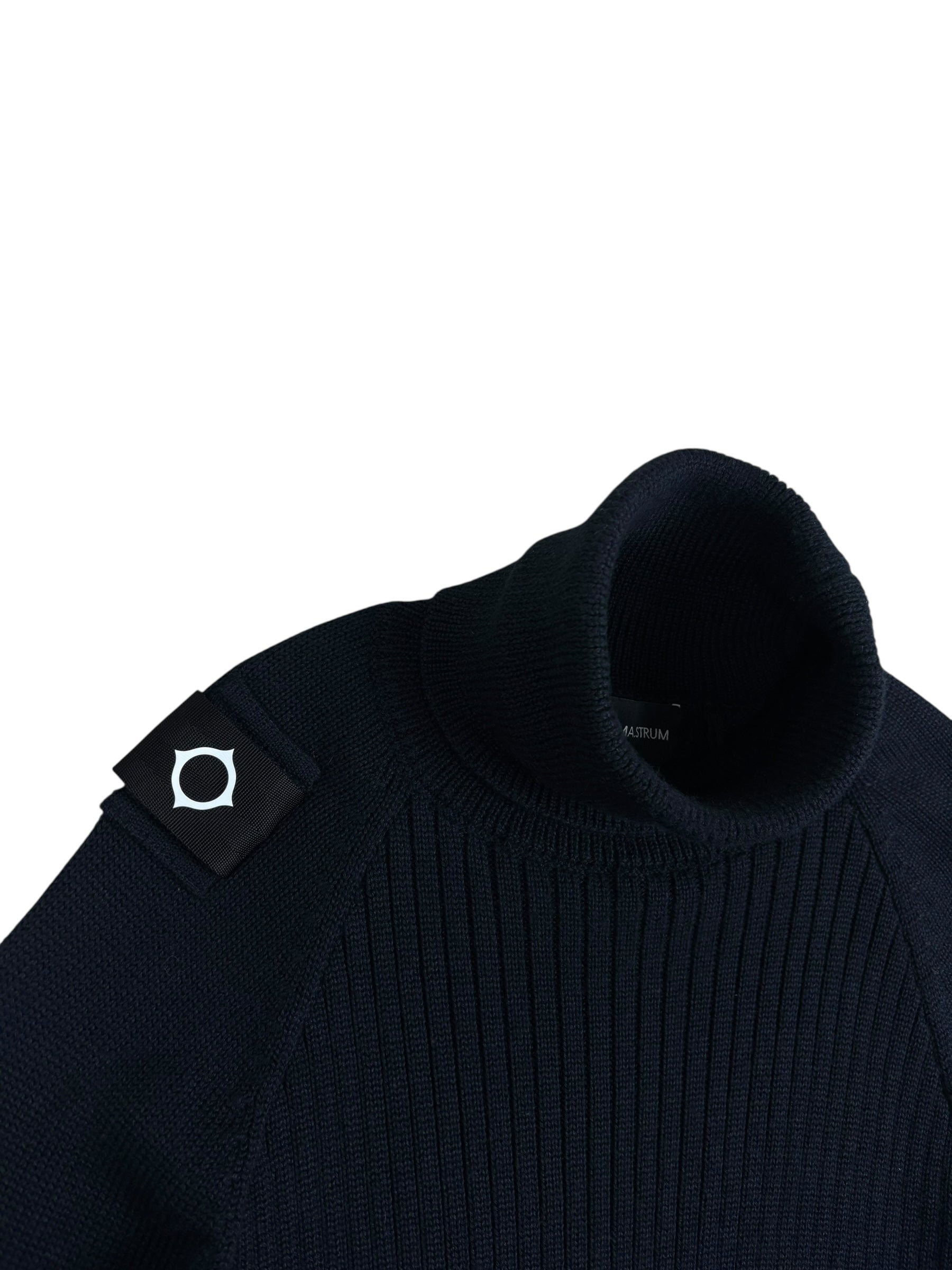 Pull Ma.Strum marine taille L - Vue de dos