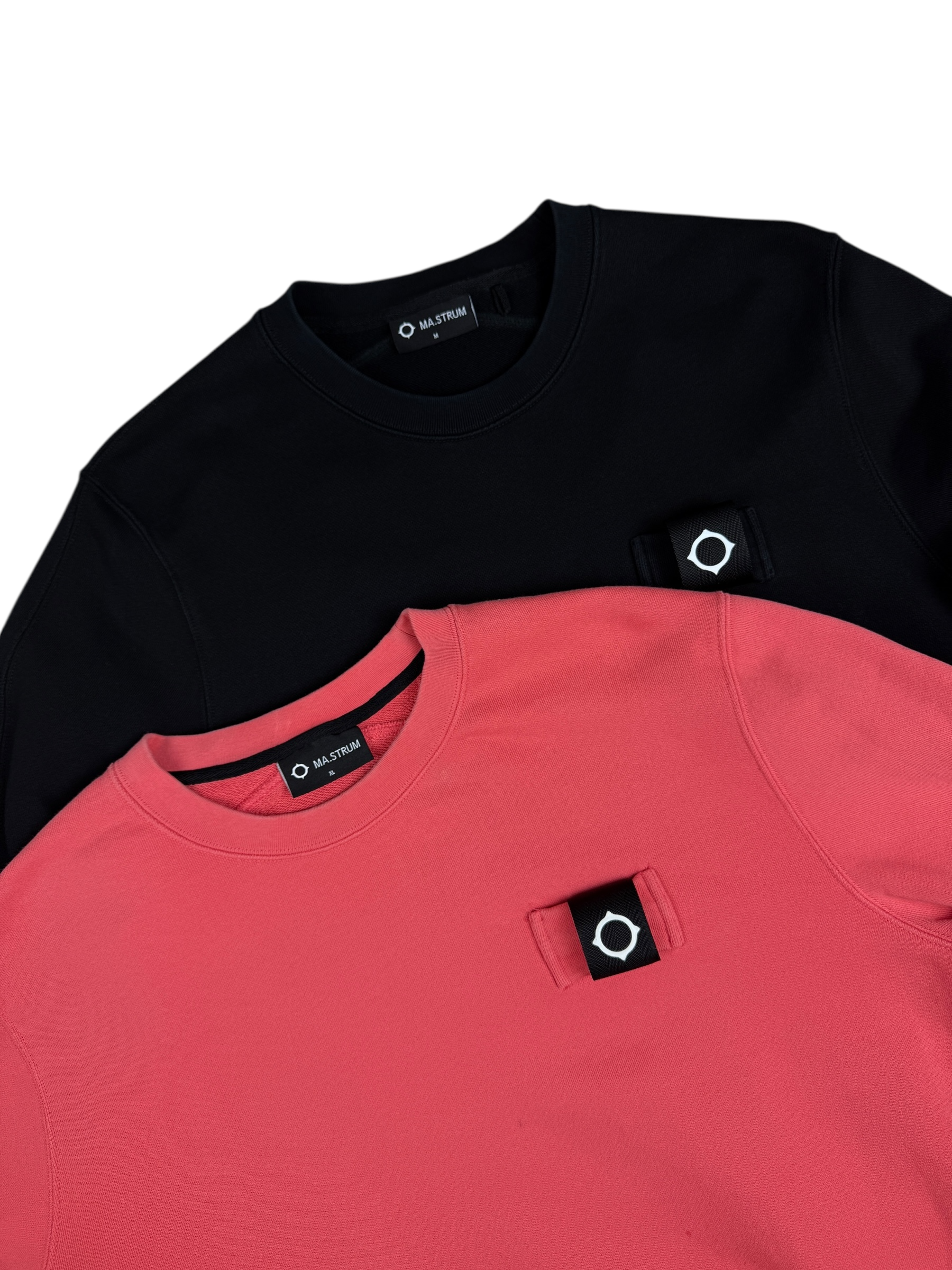 Pull Ma.Strum saumon taille XL - Détail
