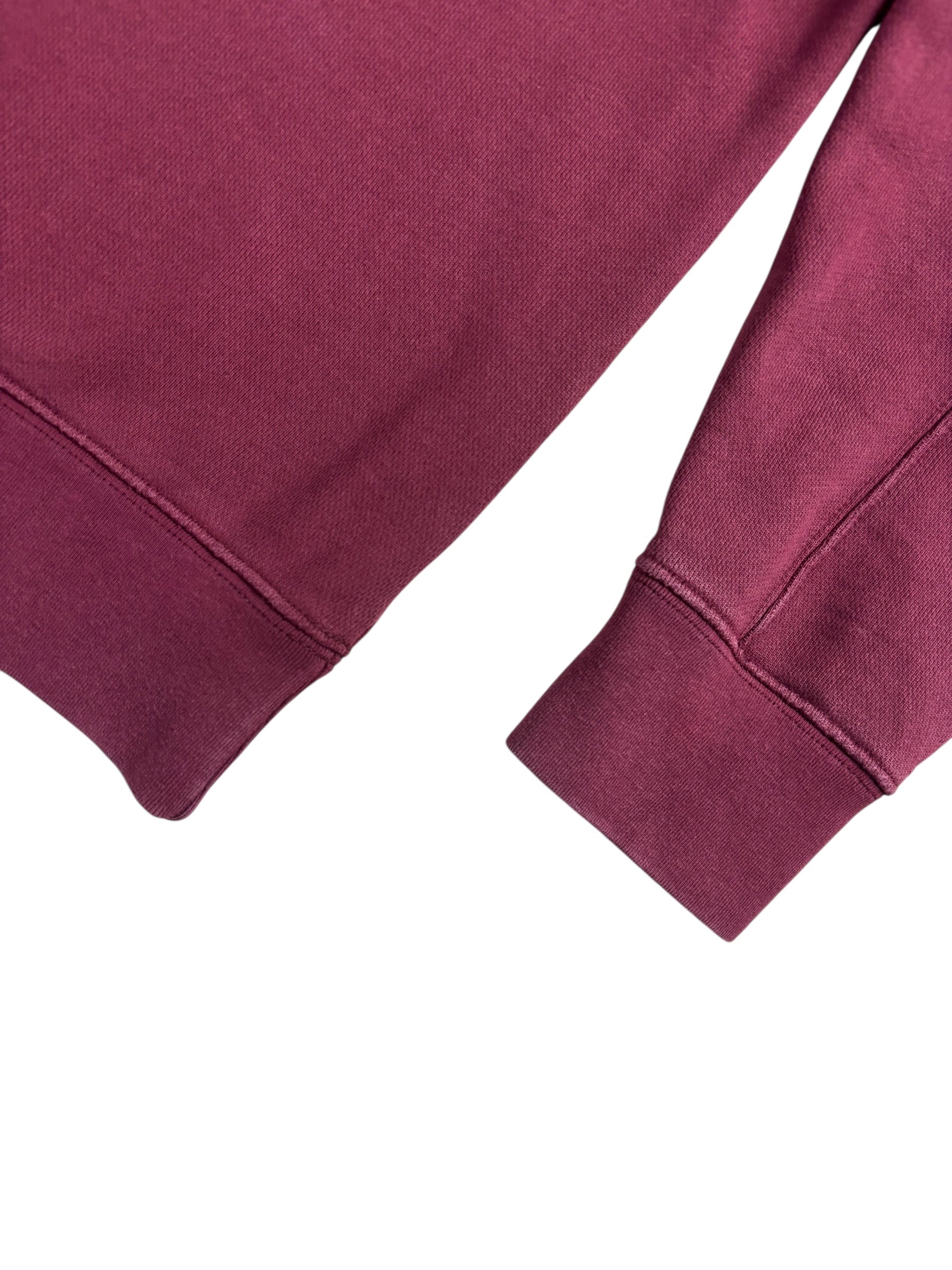 Sweat Ma.Strum bordeaux taille M - Détail