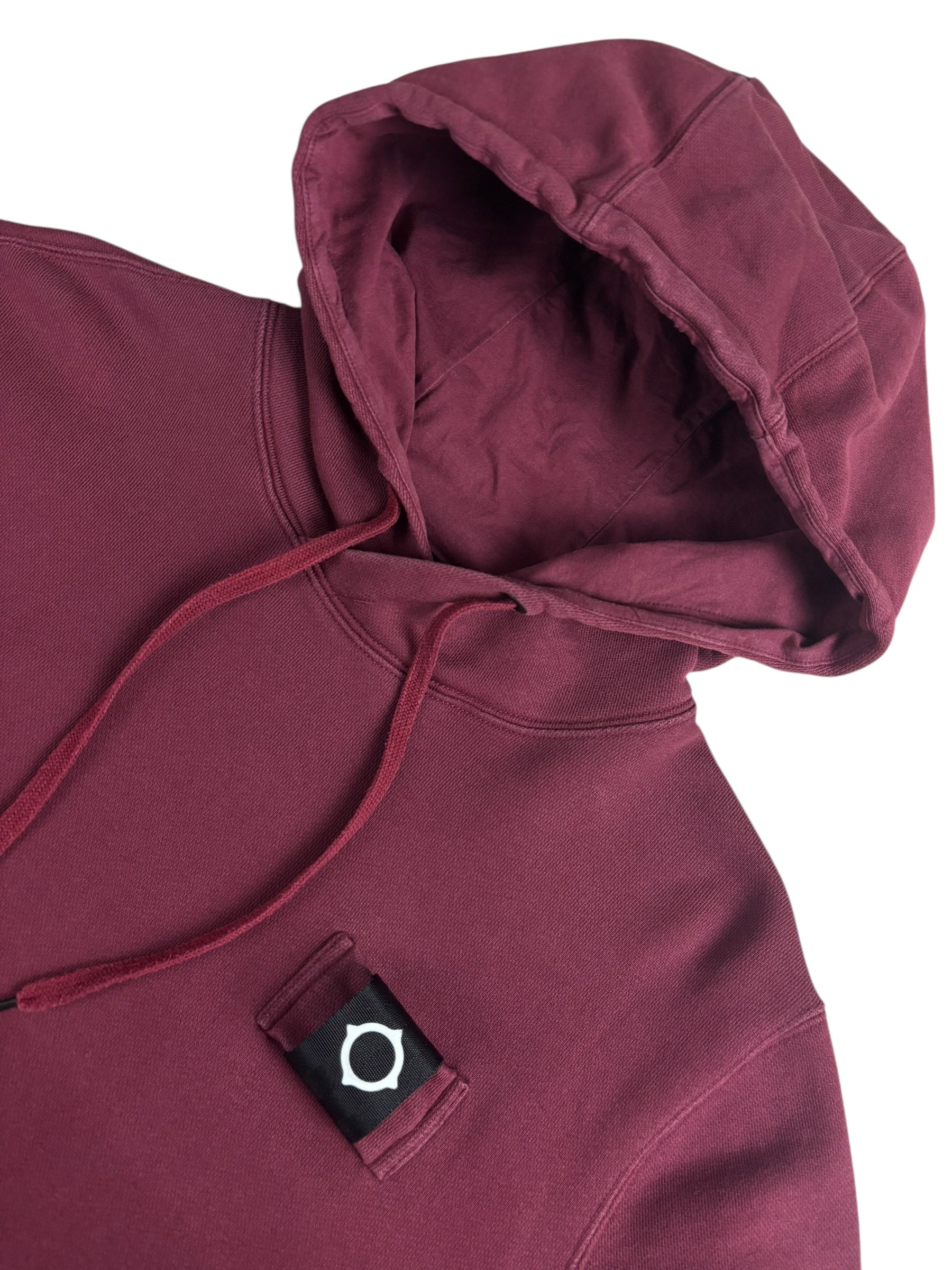 Sweat Ma.Strum bordeaux taille M - Vue de dos