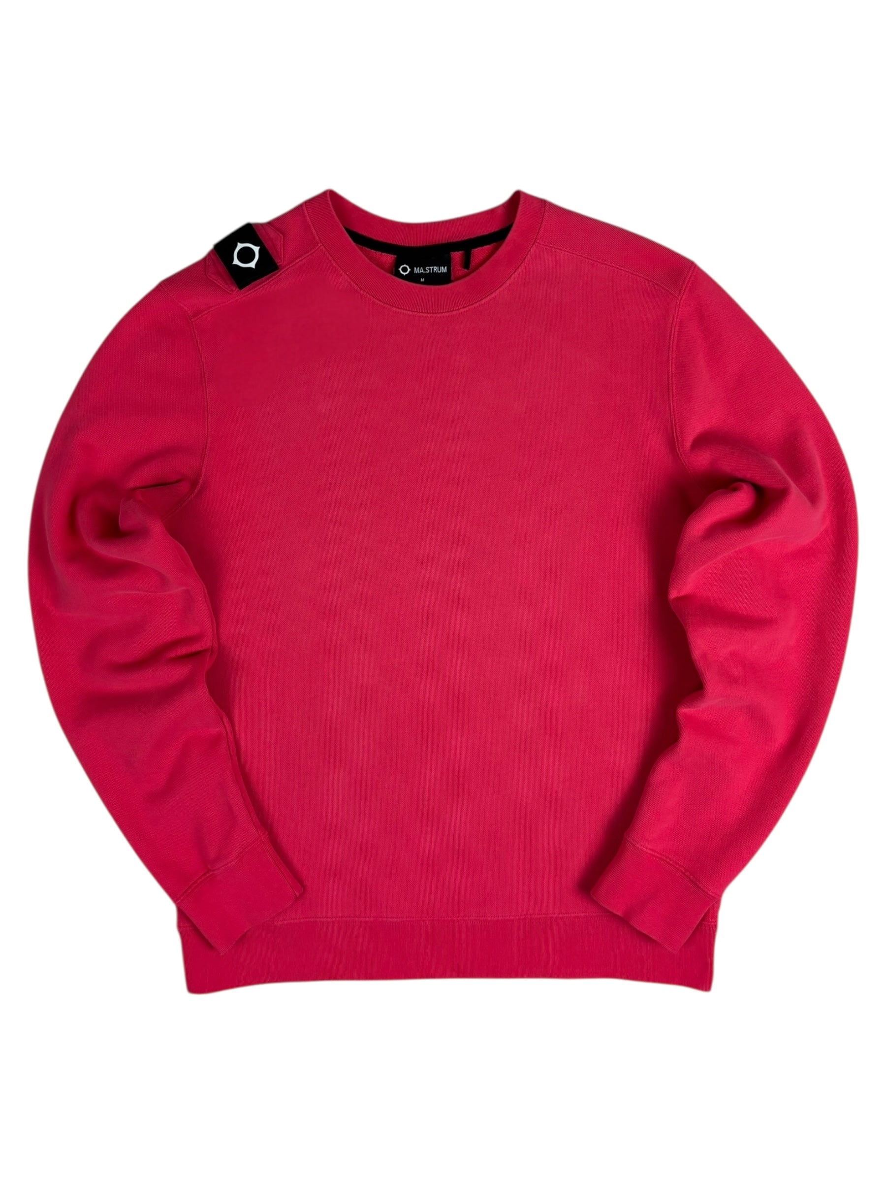 Sweat Ma.Strum rose taille M - Vue de face