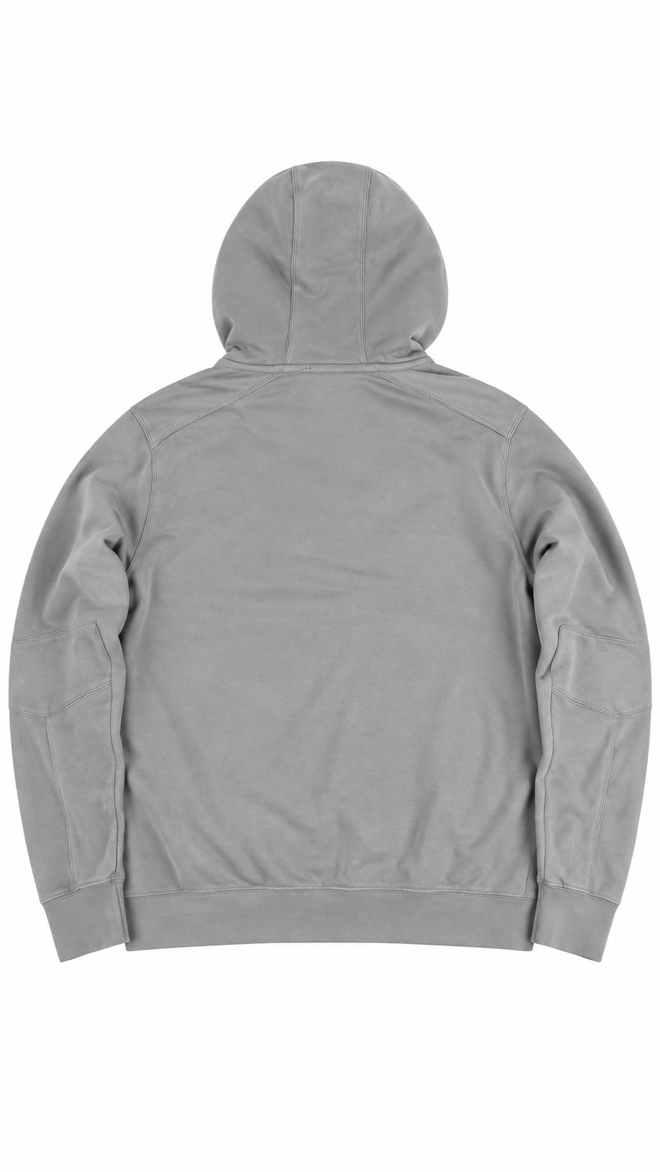 Sweat-shirt Hoodie Zippé Ma.Strum gris taille L, vue de dos — vue 2