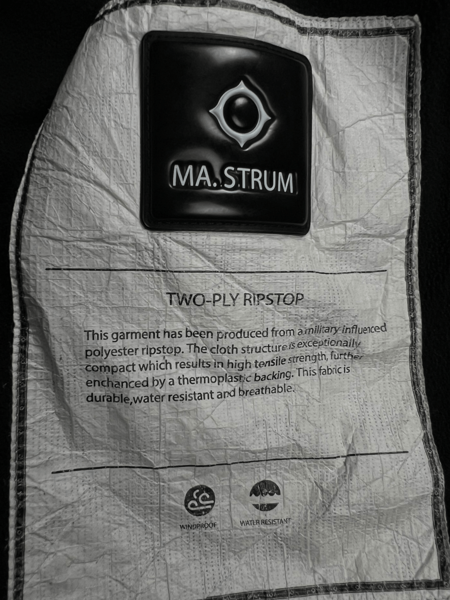 VESTE MA.STRUM TWO - PLY RIPSTOP - NB08 SHOP