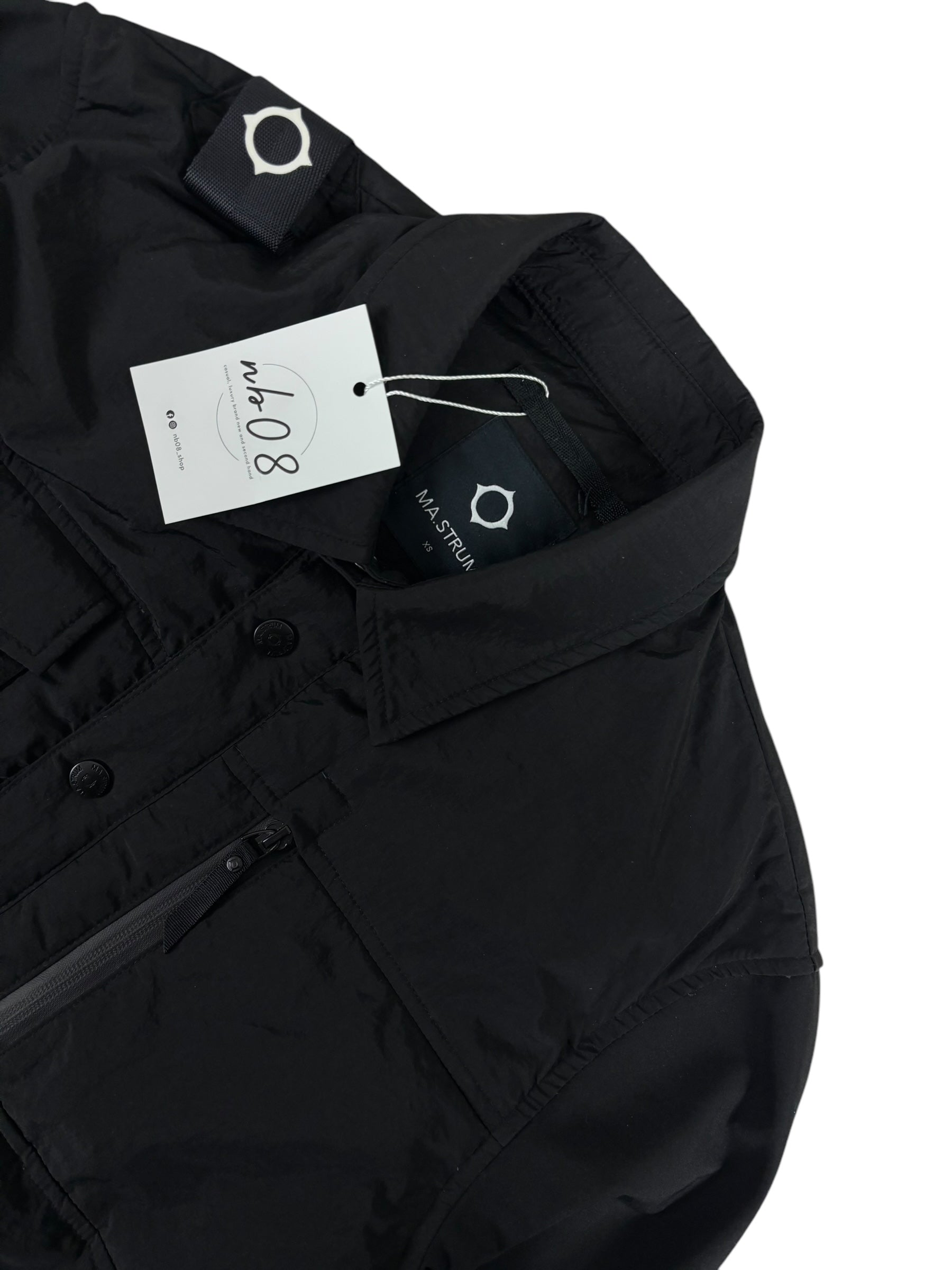 Veste Ma.Strum noir taille XS - Vue de dos