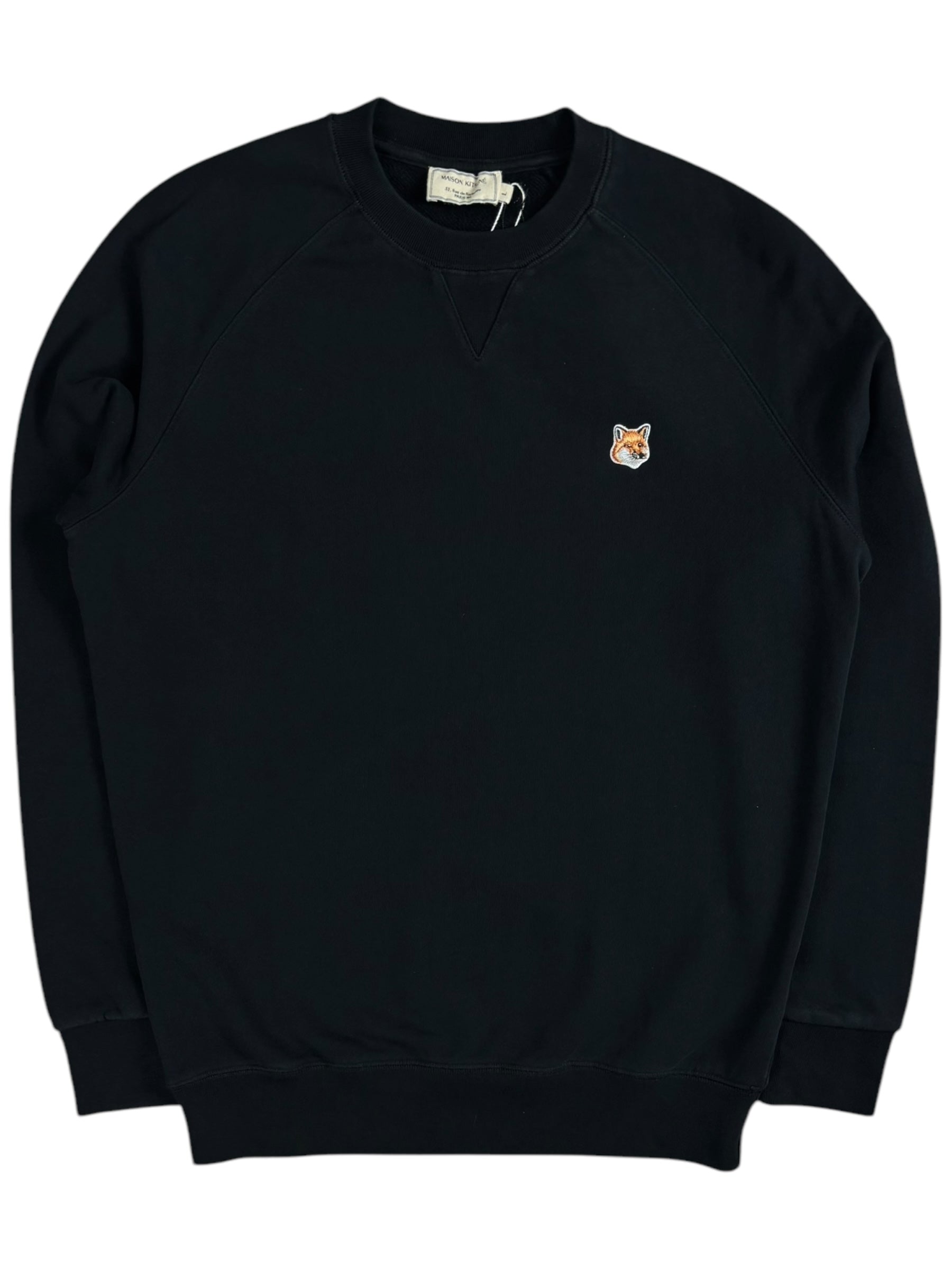 Pull Maison Kitsuné noir taille XS - Vue de face