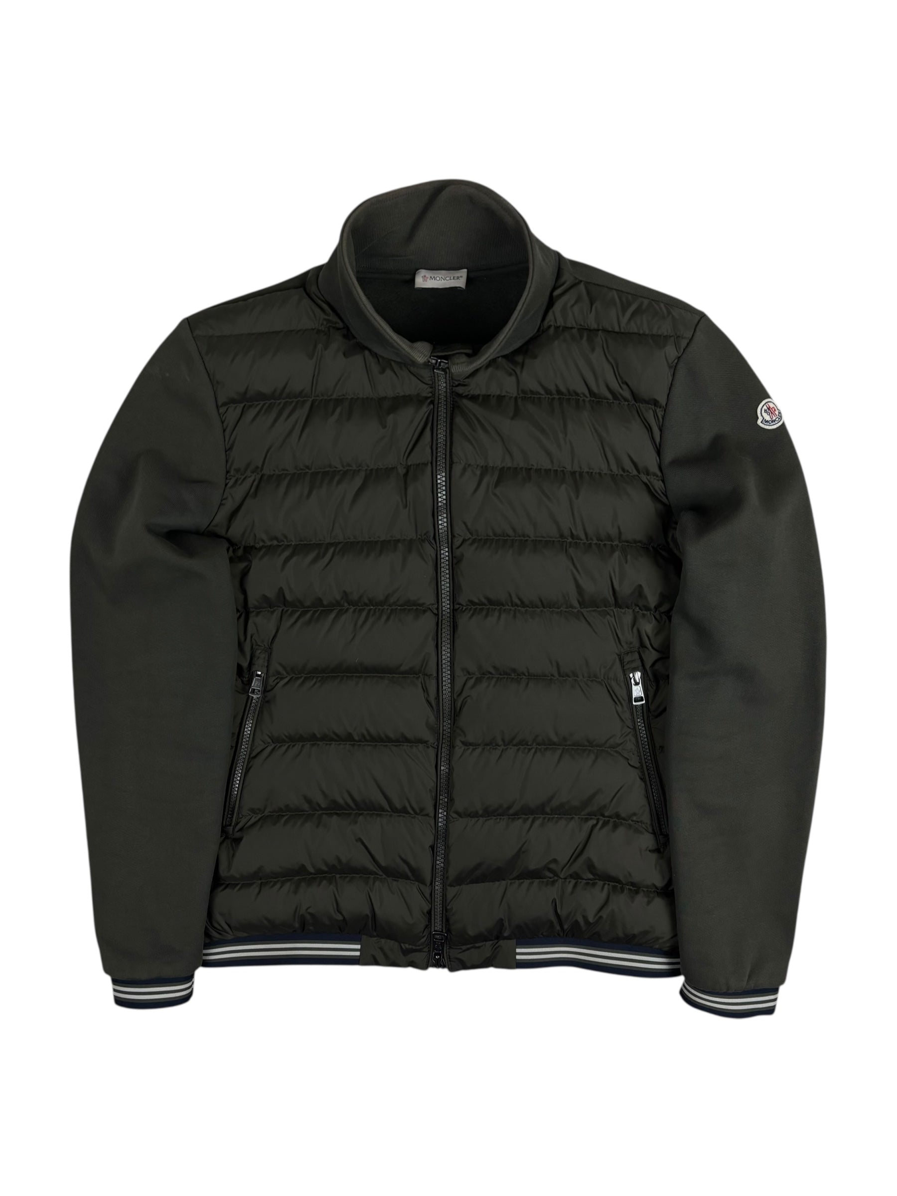 Cardigan Moncler kaki taille L - Vue de face