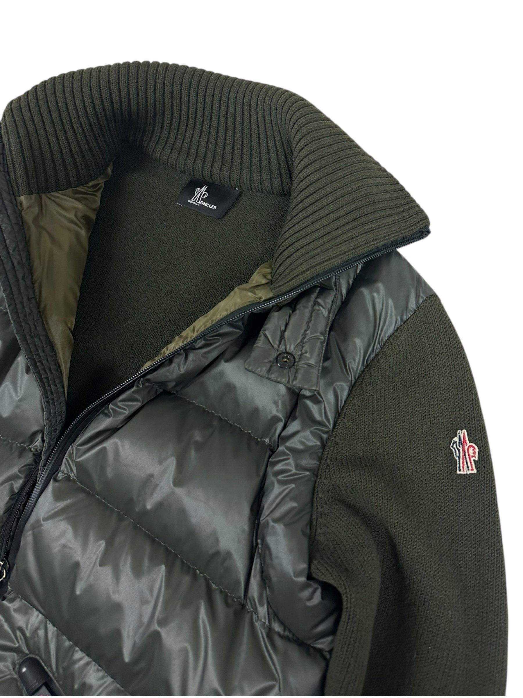 Cardigan Moncler kaki taille S - Vue de dos