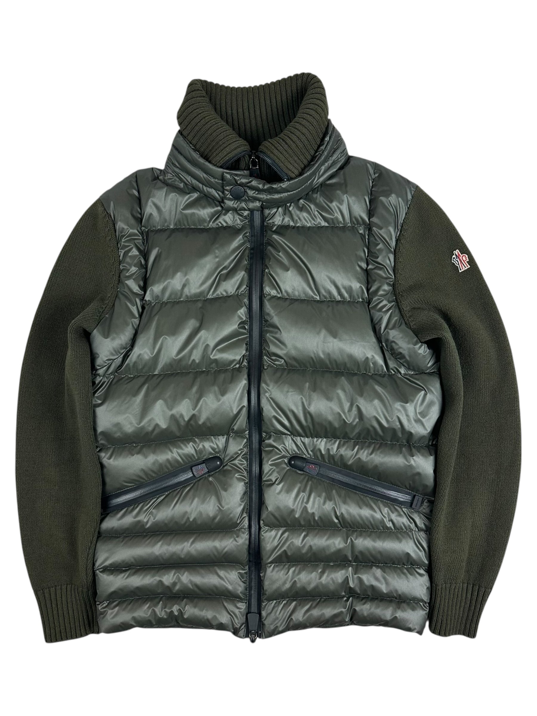 Cardigan Moncler kaki taille S - Vue de face