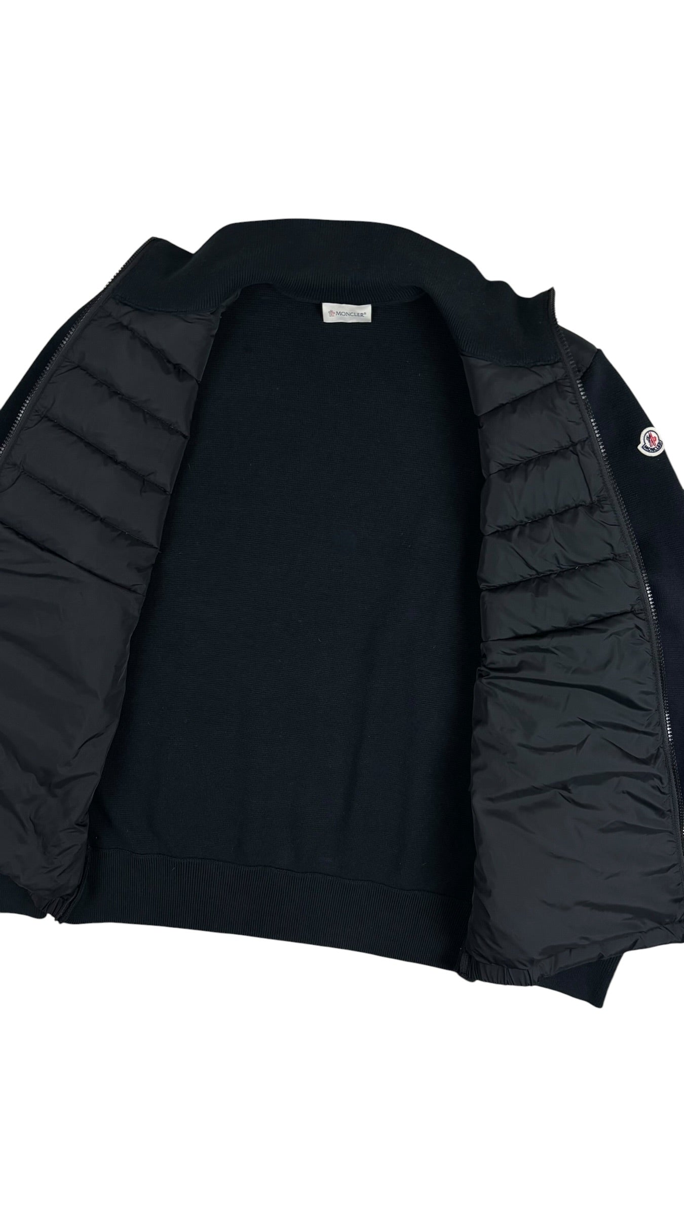 Cardigan Moncler marine taille L - Détail