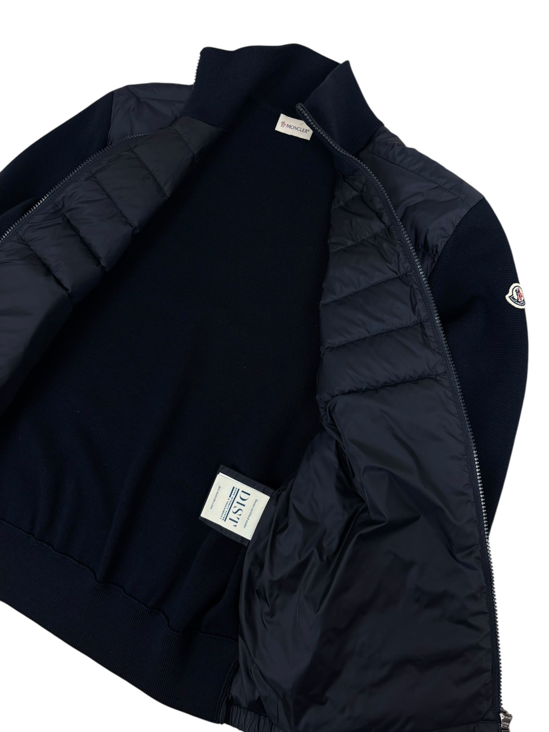 Cardigan Moncler marine taille XL - Détail