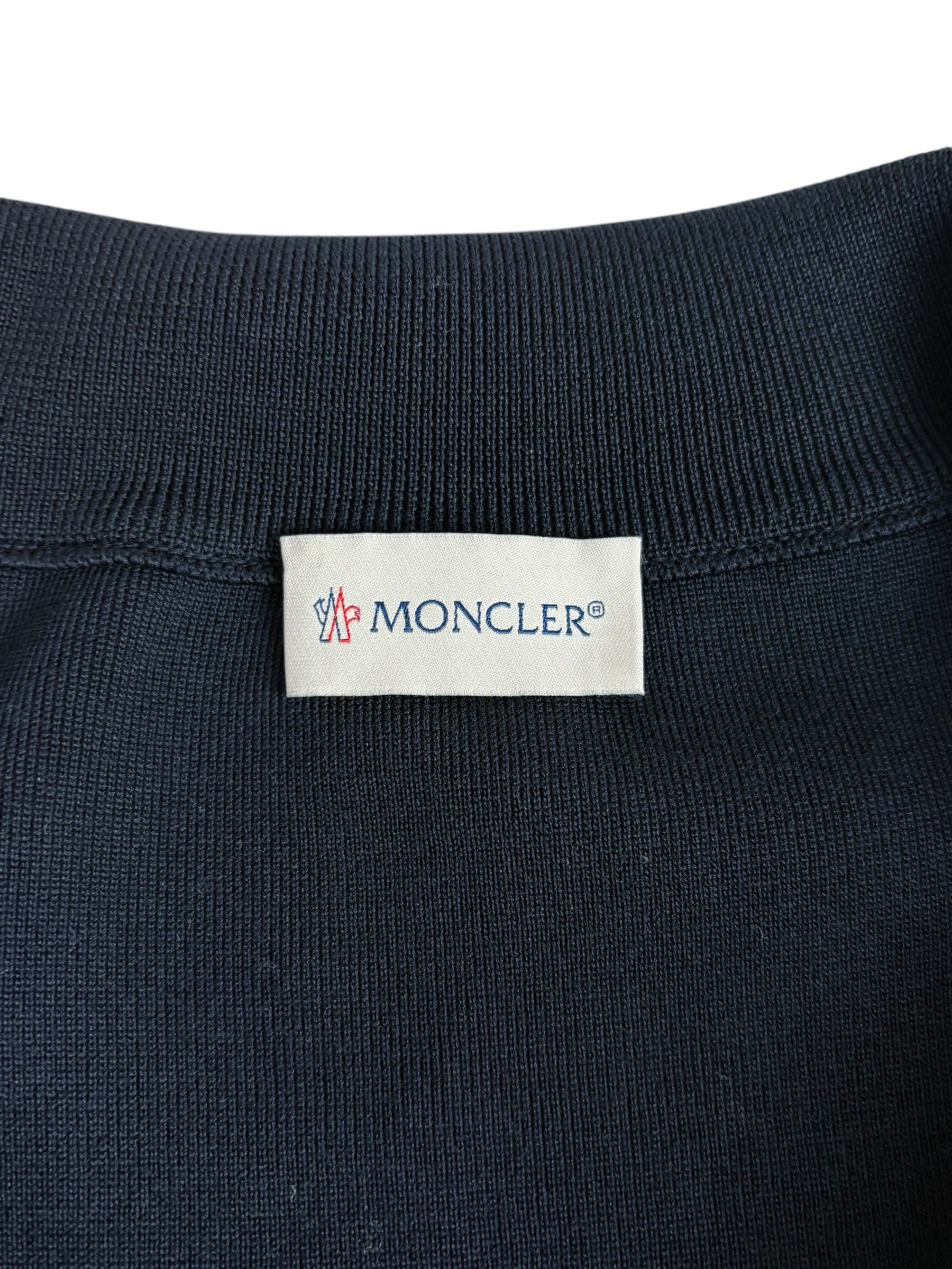 Cardigan Moncler marine taille XL - Détail