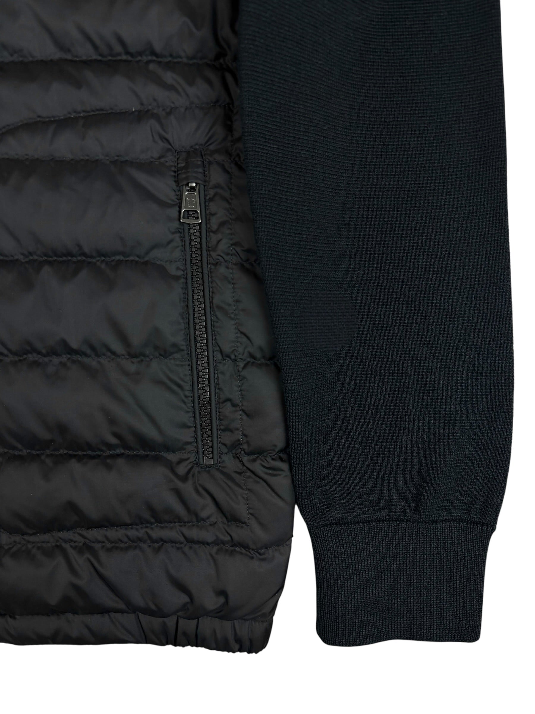 Cardigan Moncler noir taille L - Détail