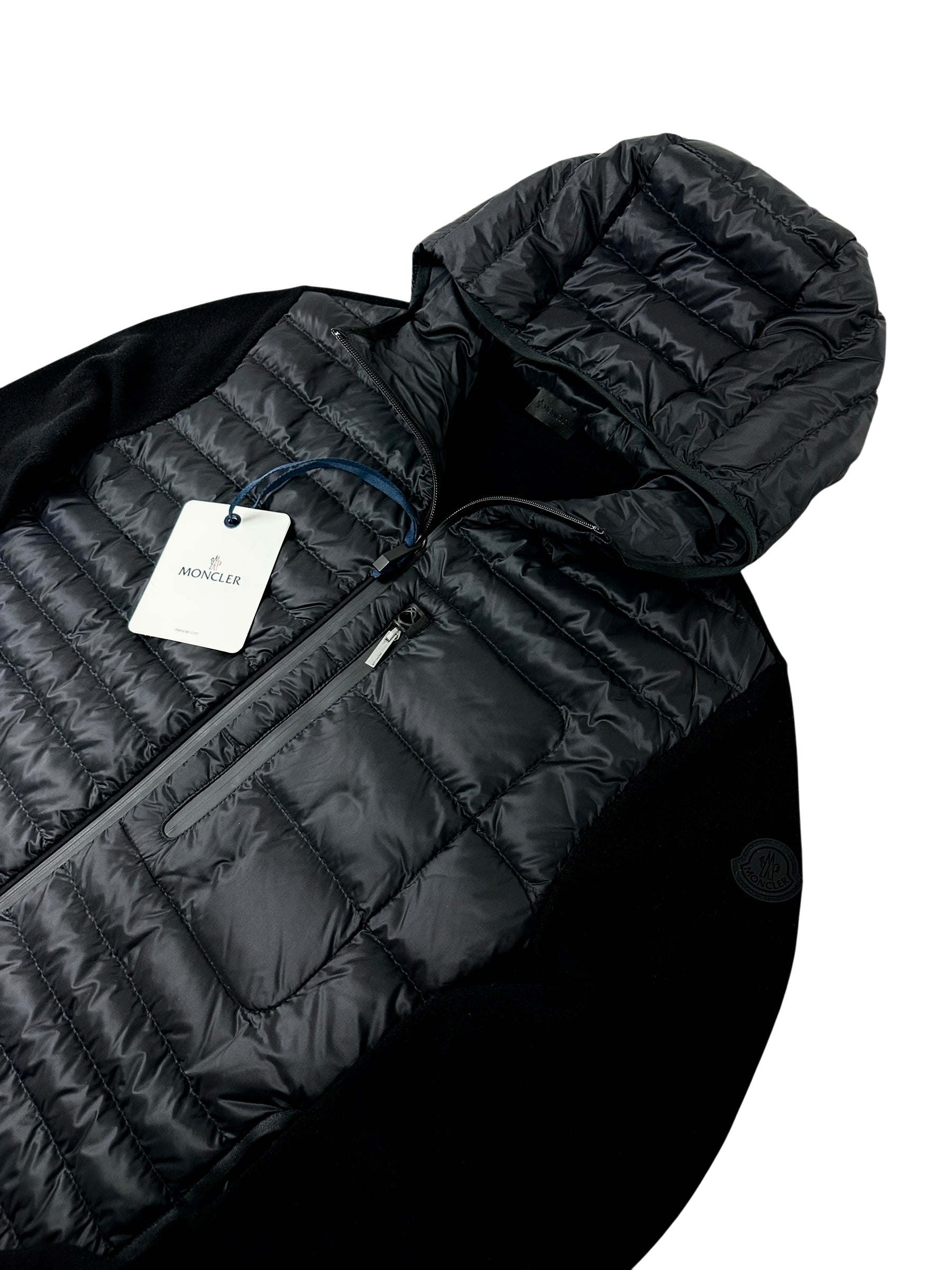 Cardigan Moncler noir taille L - Vue de dos