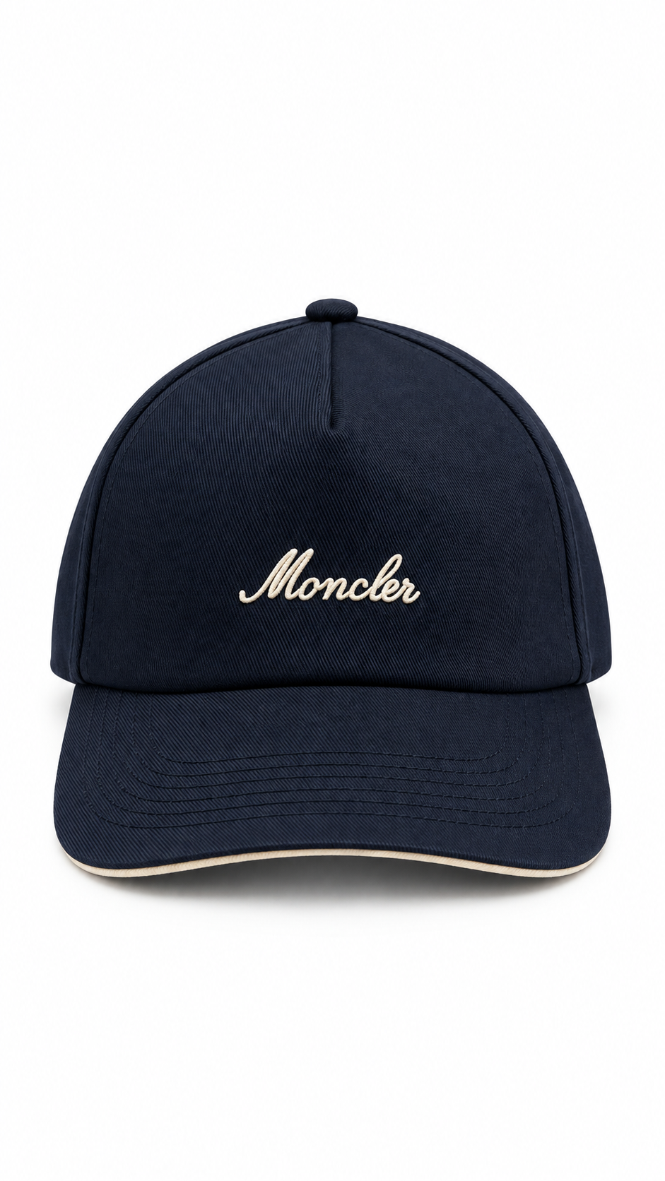 Casquette Moncler Logo Brodé marine, neuve — vue 1