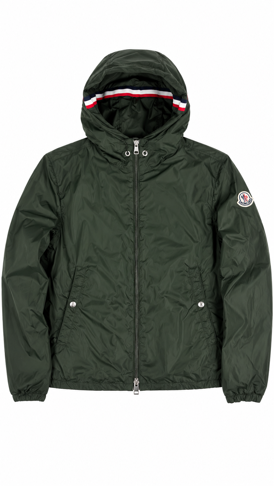 Coupe-vent Moncler Grimpeurs à Capuche kaki taille 2 (M), seconde main authentifiée NB08 — vue 1