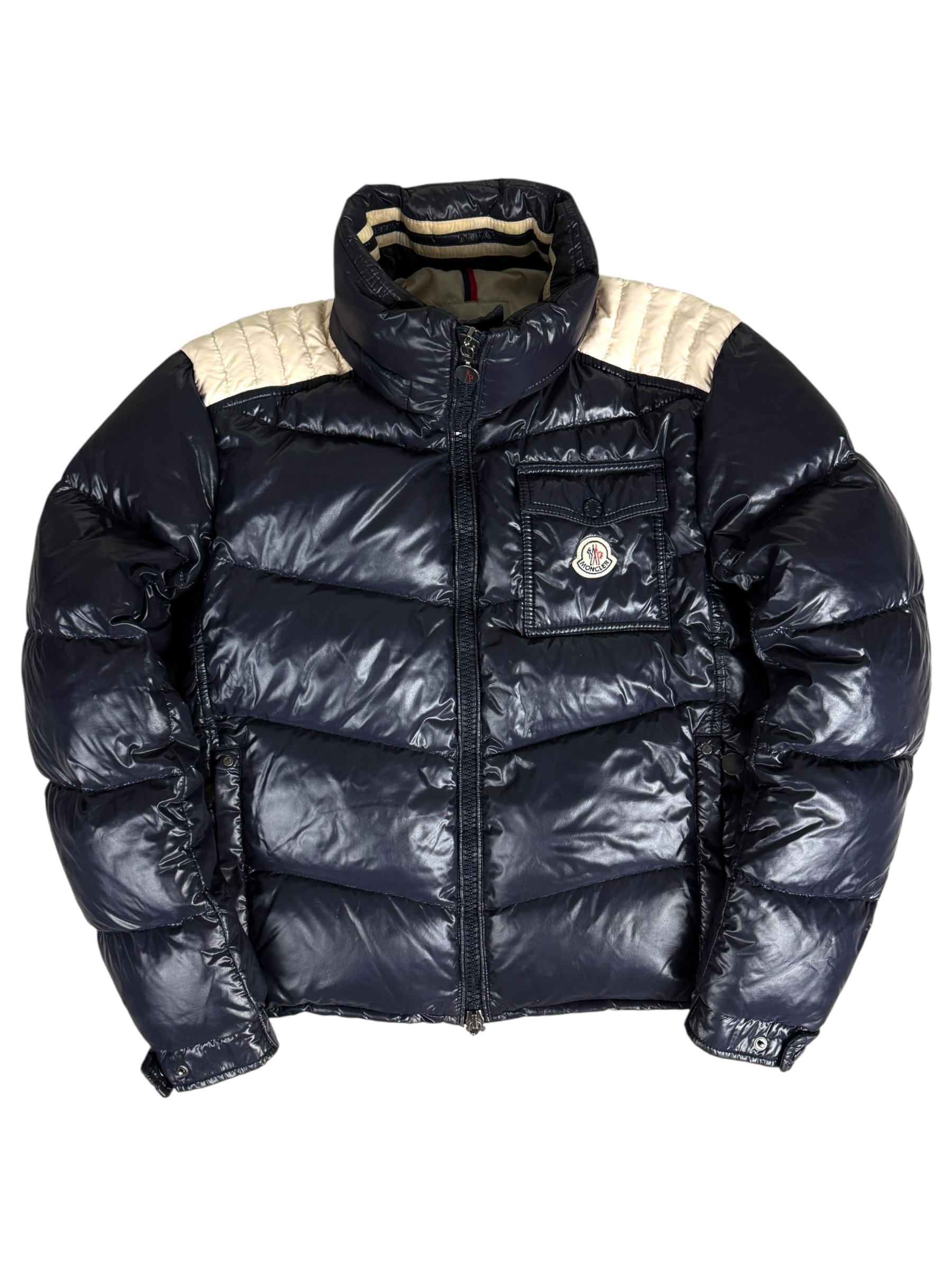 Doudoune Moncler marine taille 2 - Vue de face