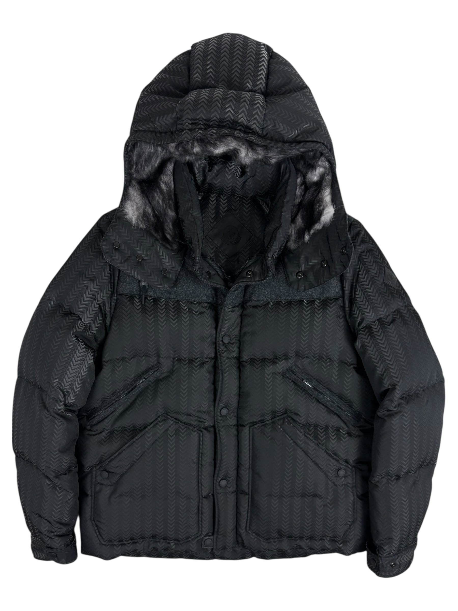 Doudoune Moncler noir taille 3 - Vue de face