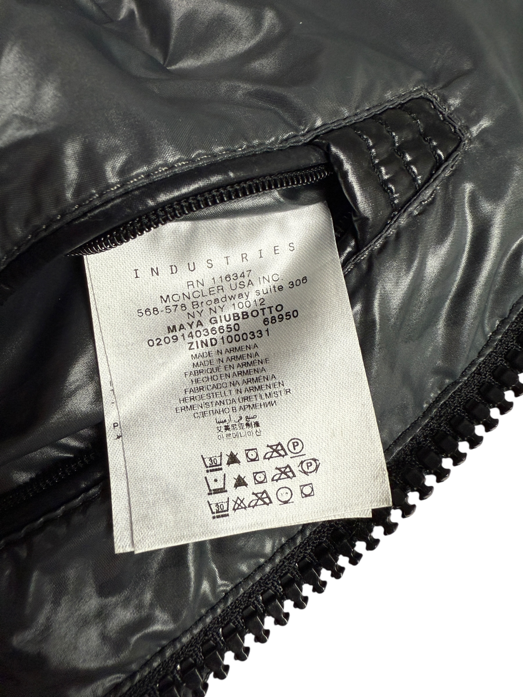Doudoune Moncler noir taille 4 - Vue 7