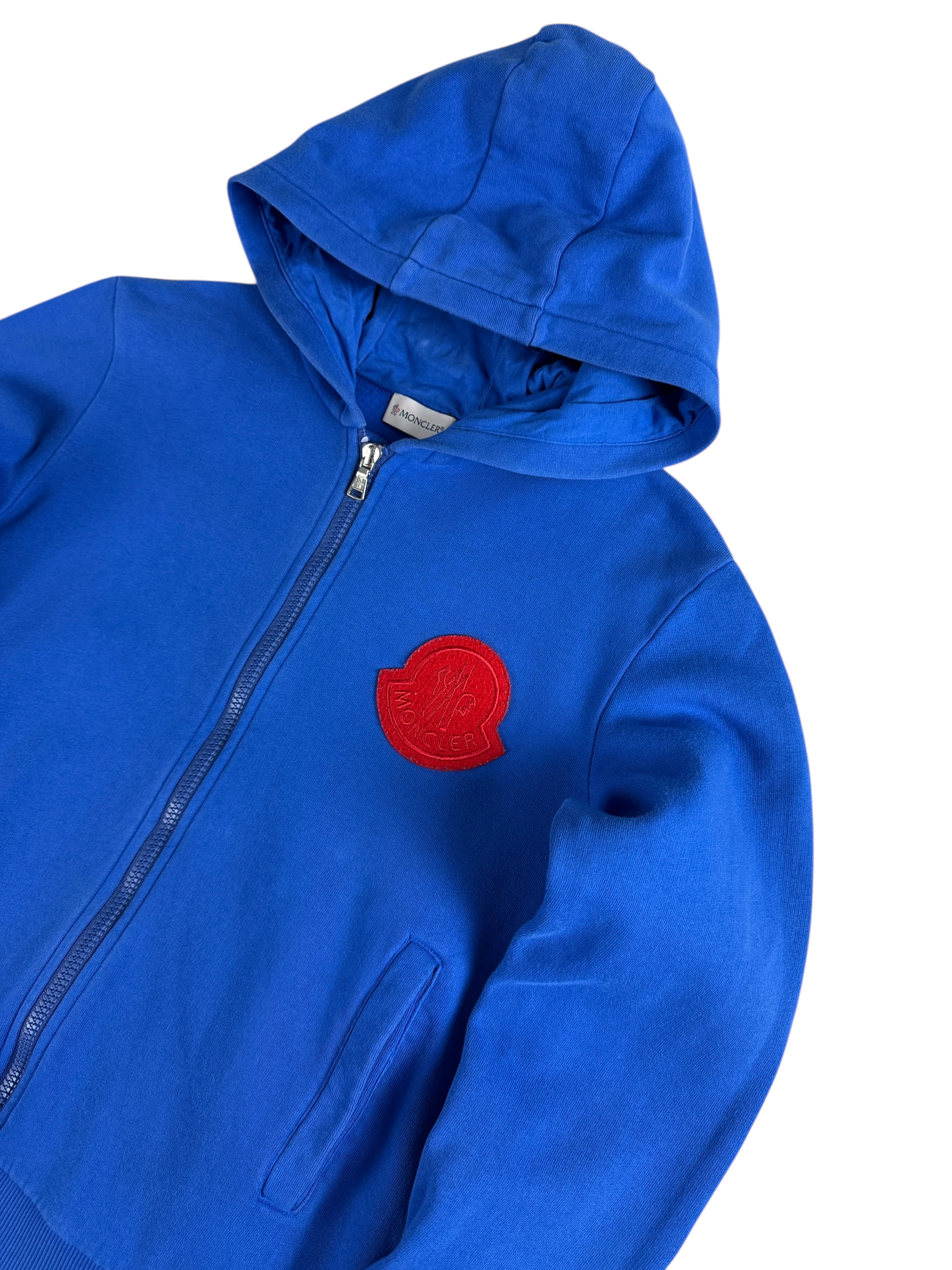 Gilet Moncler bleu taille XS - Détail