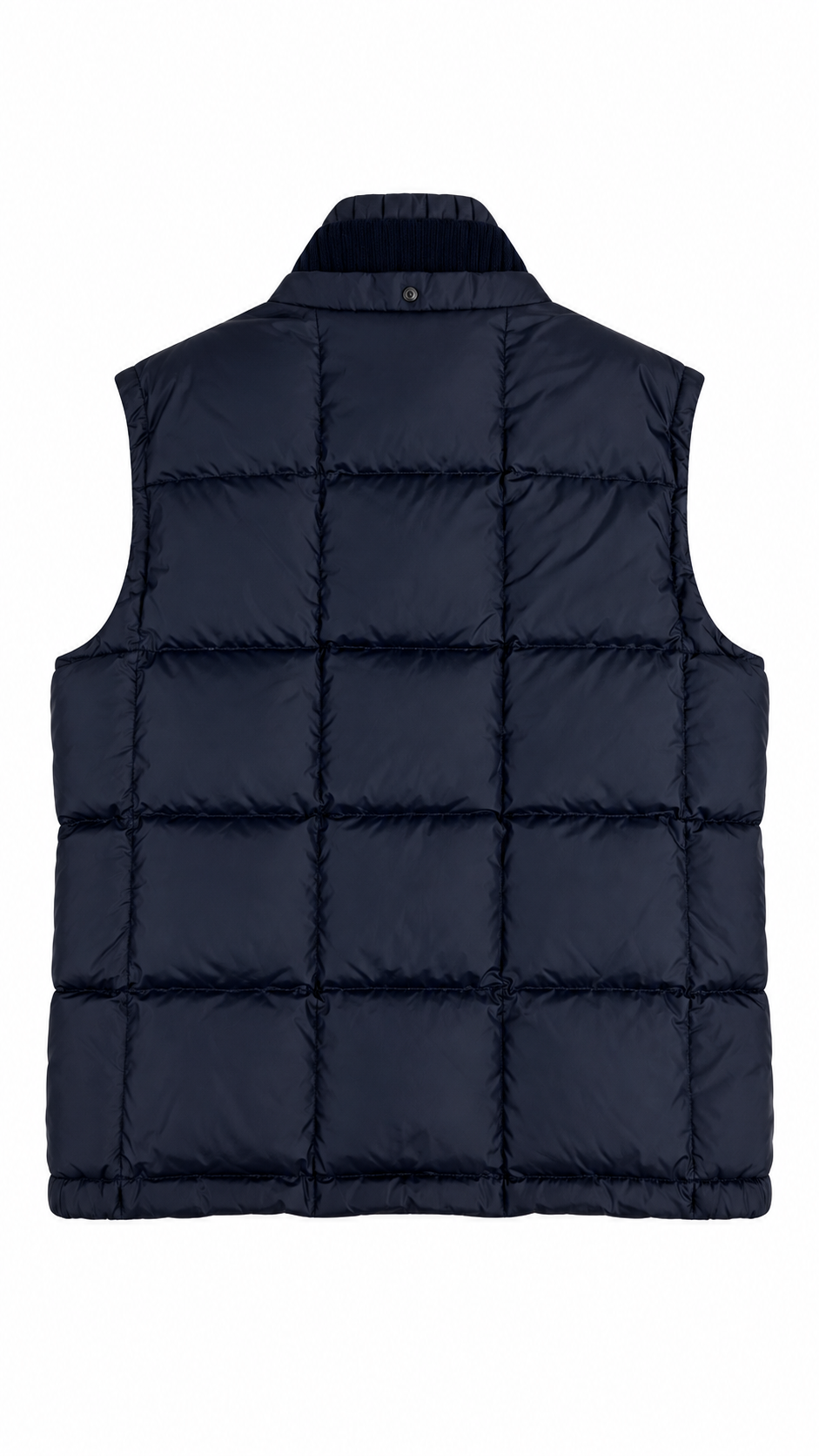 Gilet Doudoune Moncler Rians marine taille 4, vue de dos — vue 2