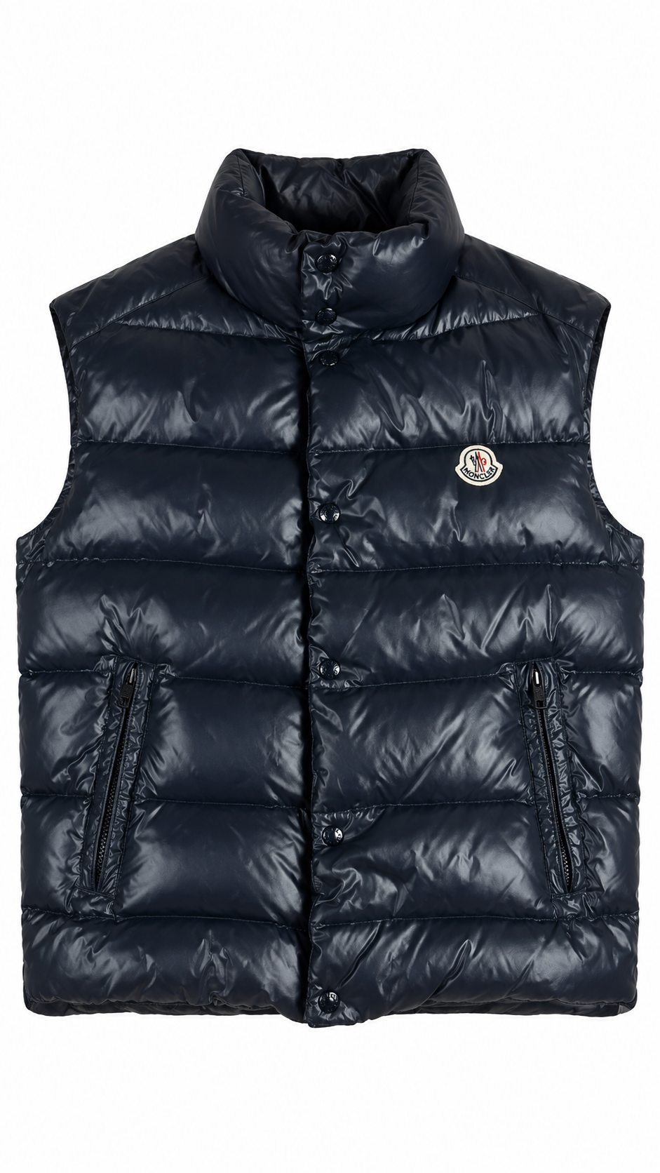 Gilet Doudoune Moncler Tib marine taille 3, seconde main authentifiée NB08 — vue 1