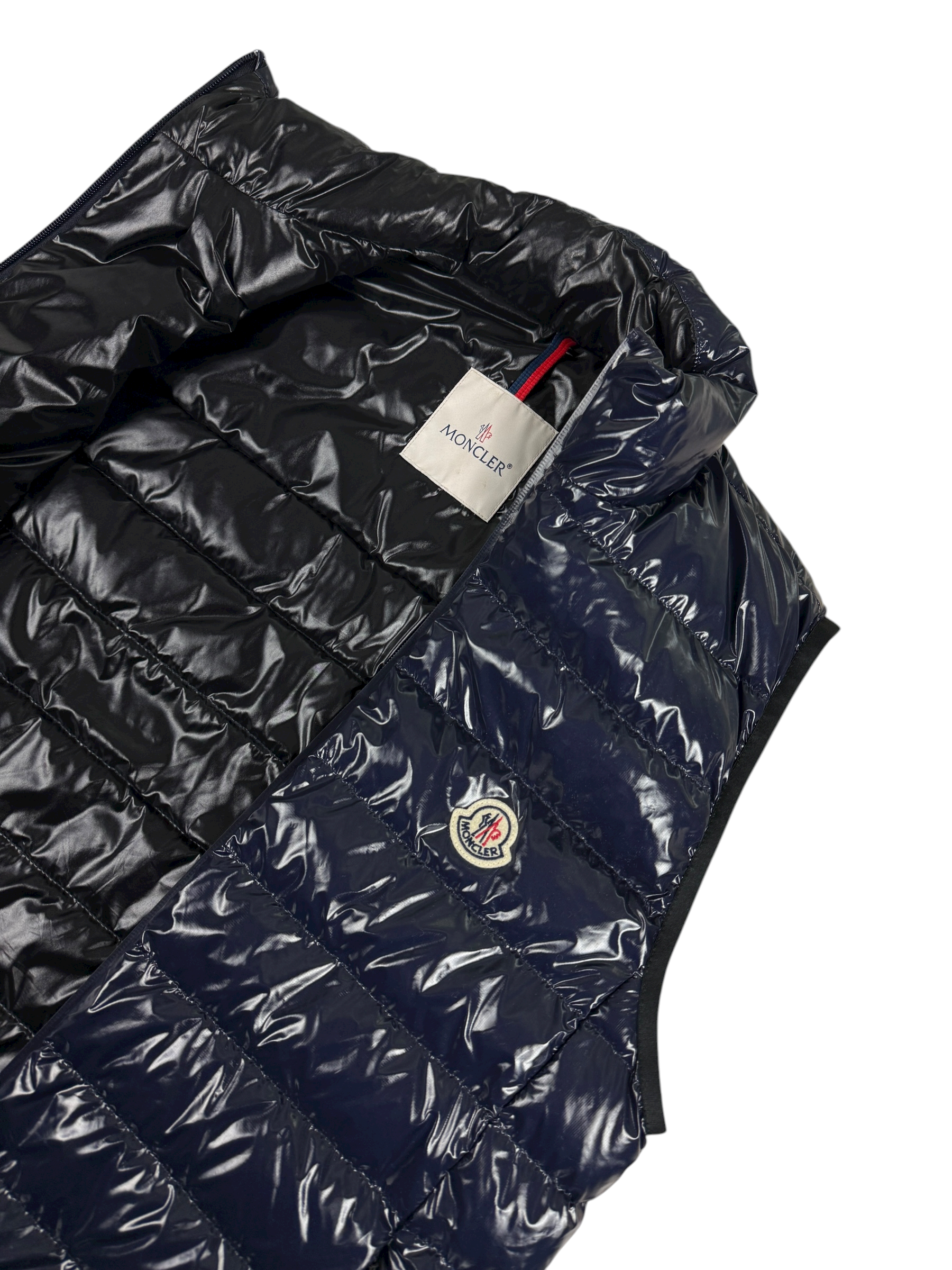Gilet Moncler marine taille M - Détail