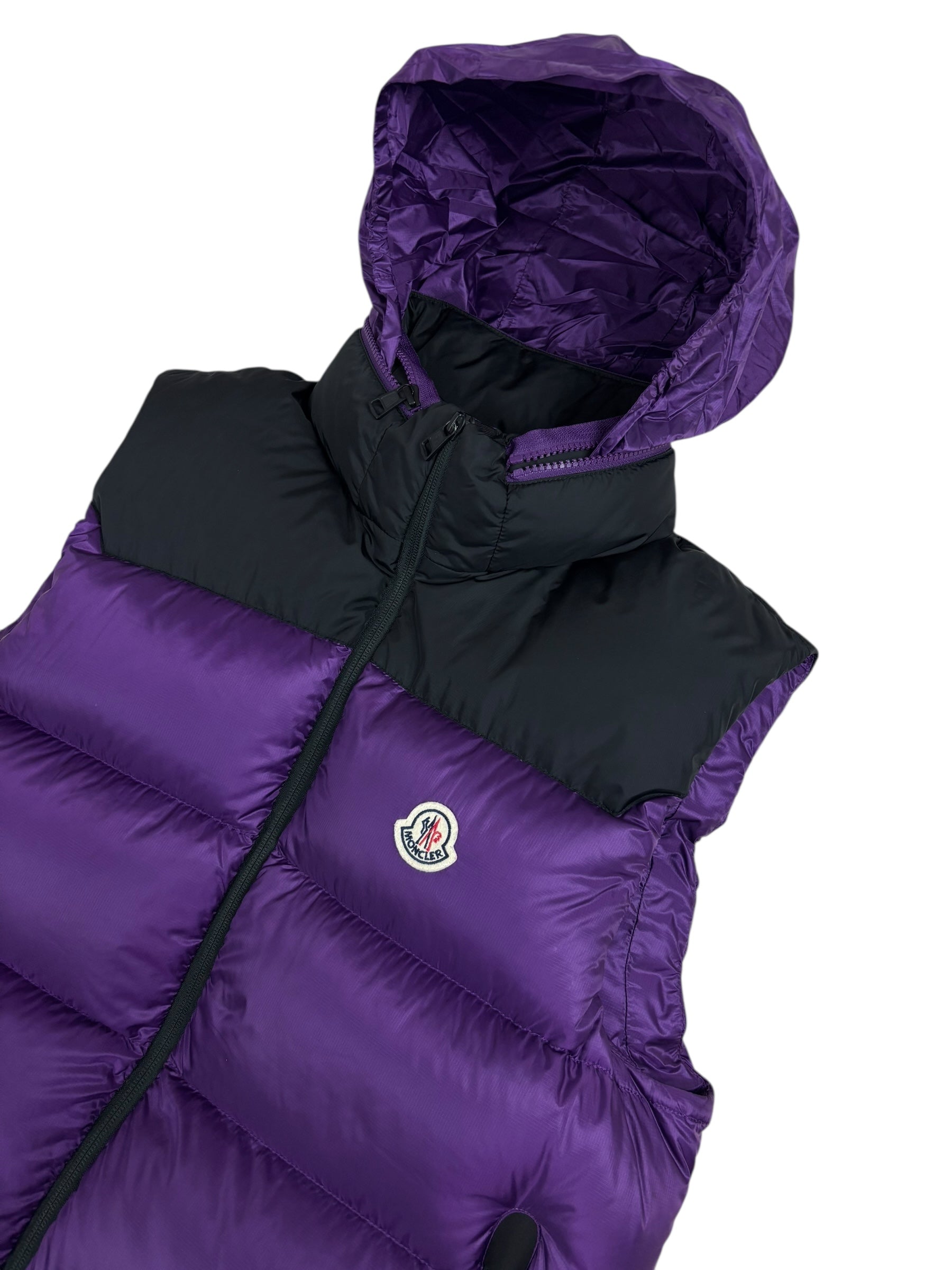 Gilet Moncler violet taille 3 - Vue de dos