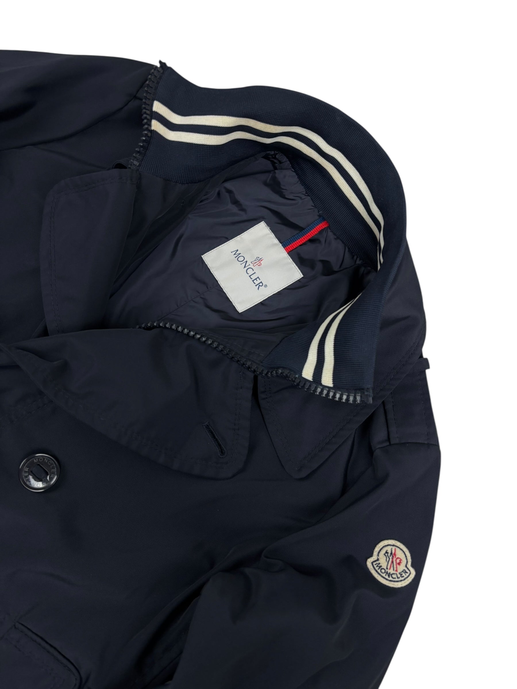 Manteau Moncler marine taille 1 - Vue de dos