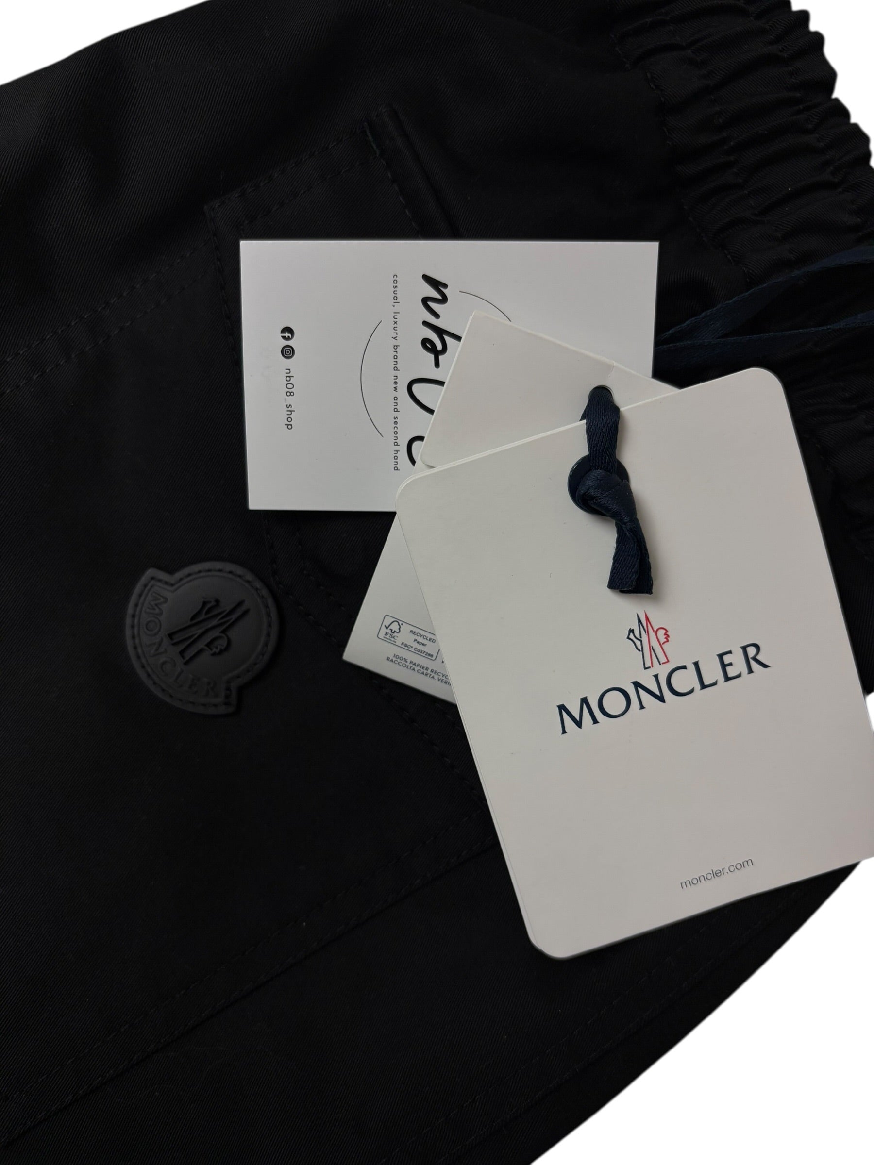 Pantalon Moncler noir taille 46 - vue 3