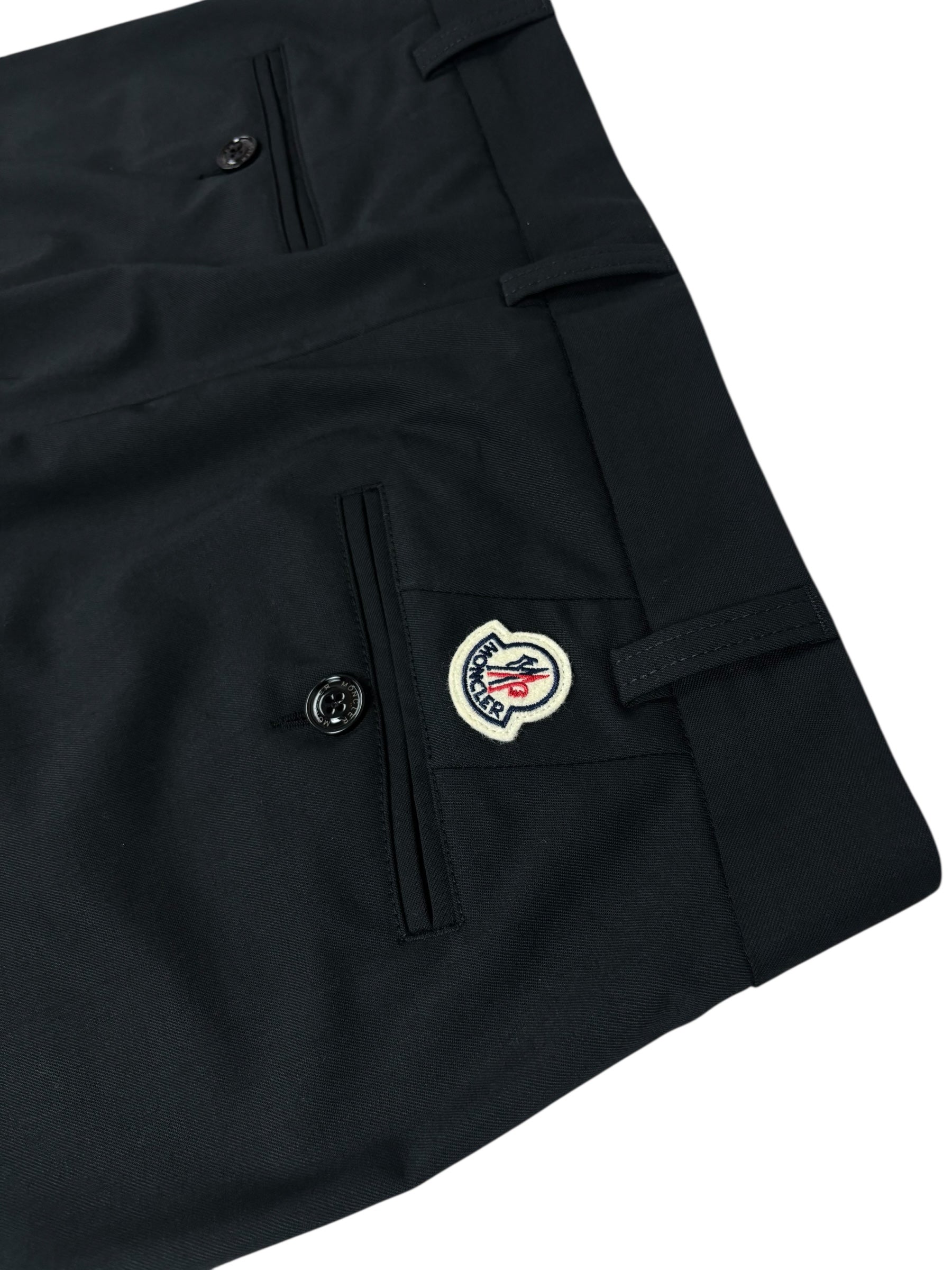 Pantalon Moncler noir taille PANTALON 46 - Vue de dos