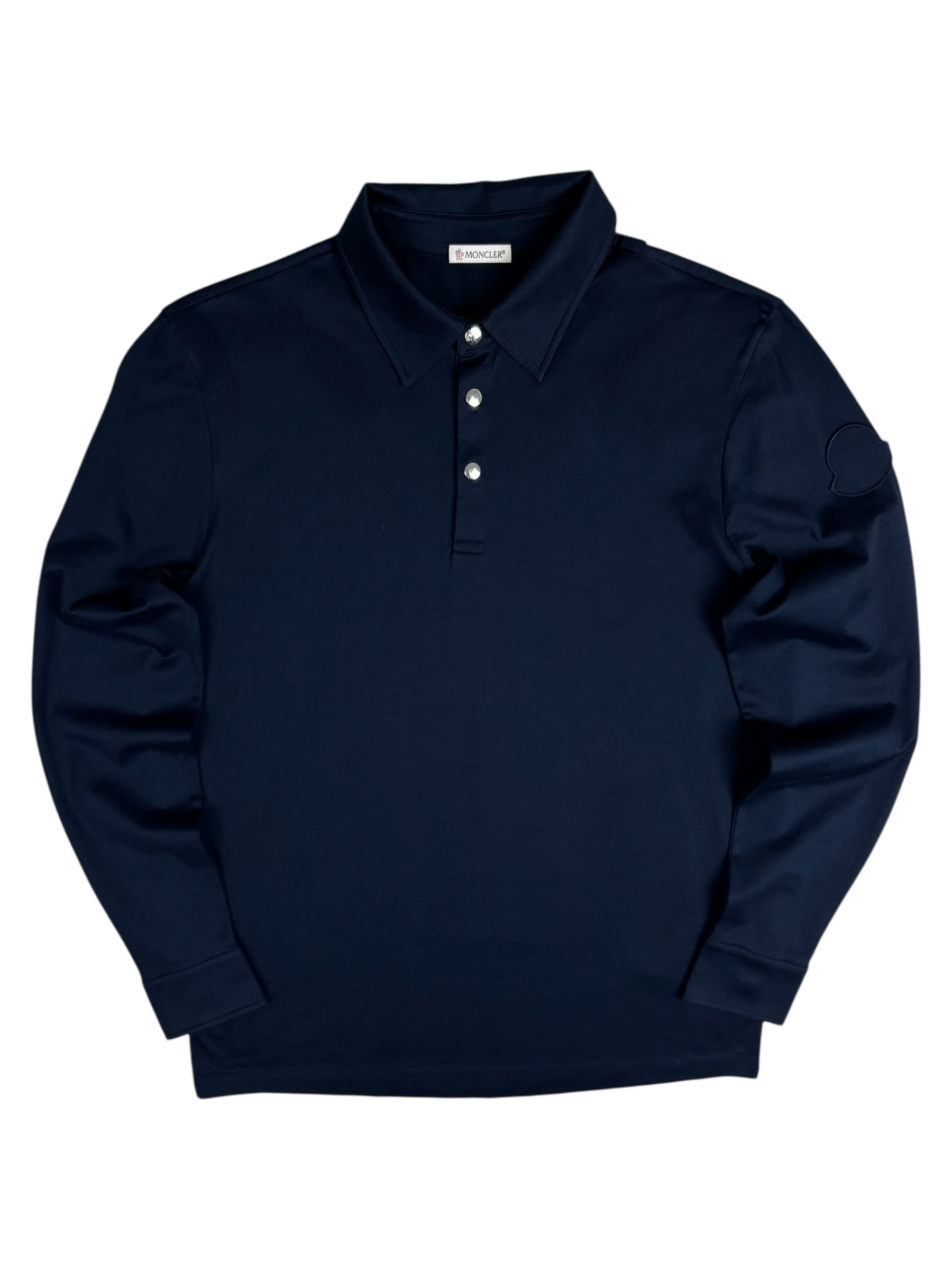 Polo Moncler marine taille M - Vue de face