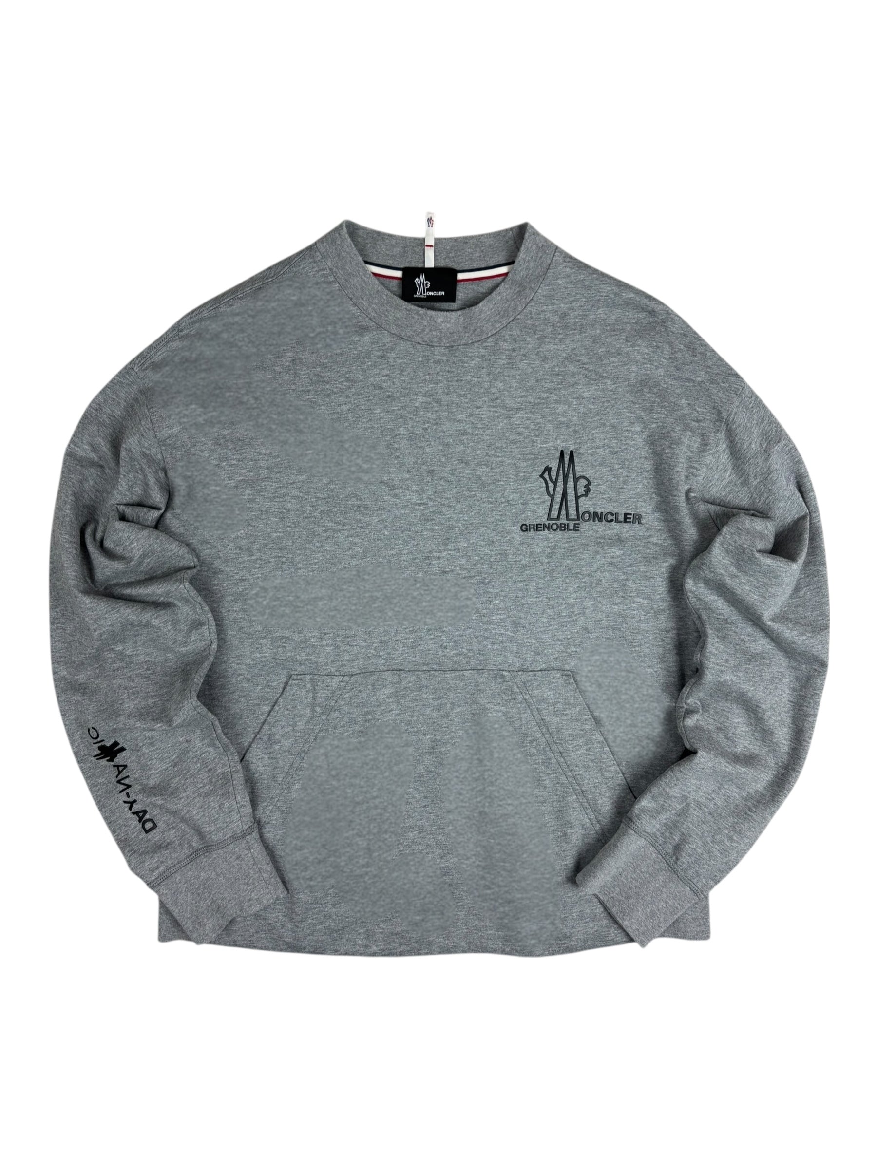 Pull Moncler gris taille L - Vue de face