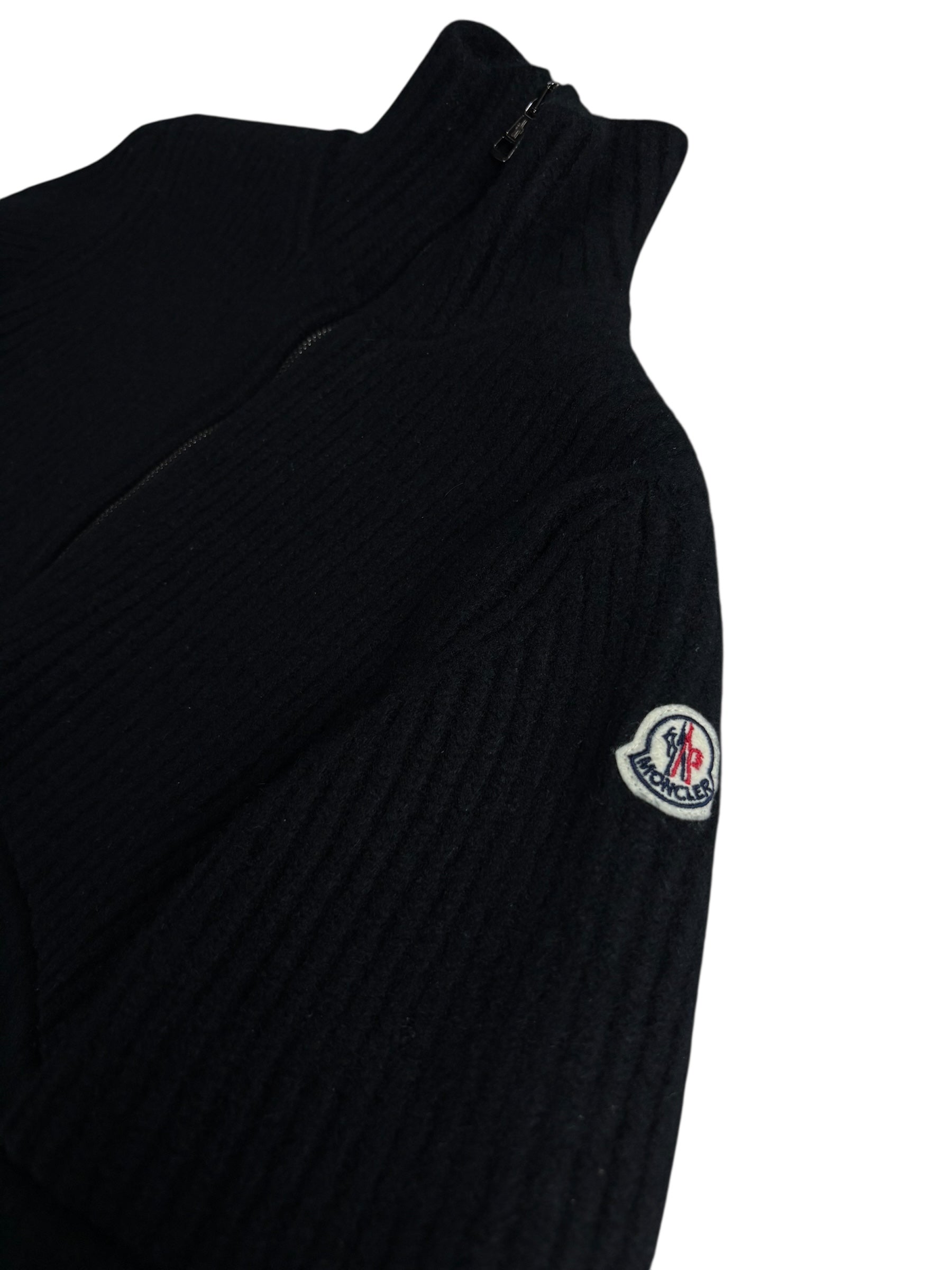 Pull Moncler noir taille M - Vue de dos