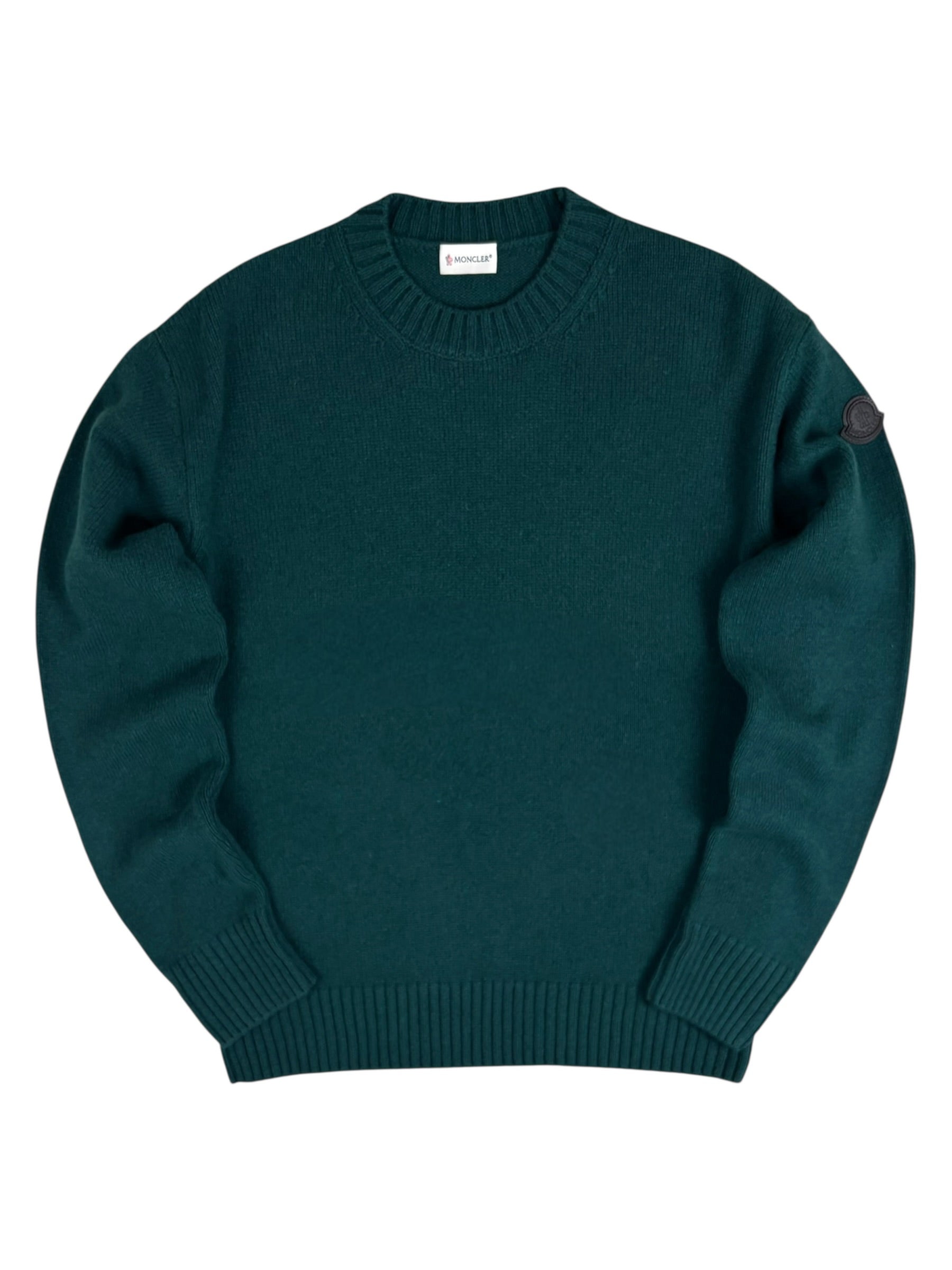 Pull Moncler vert taille L - Vue de face