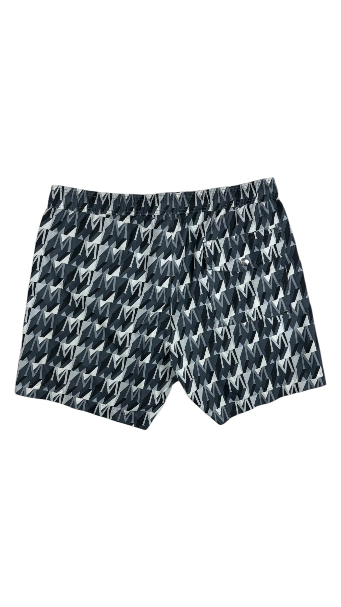 Short Moncler gris taille M - Vue de dos