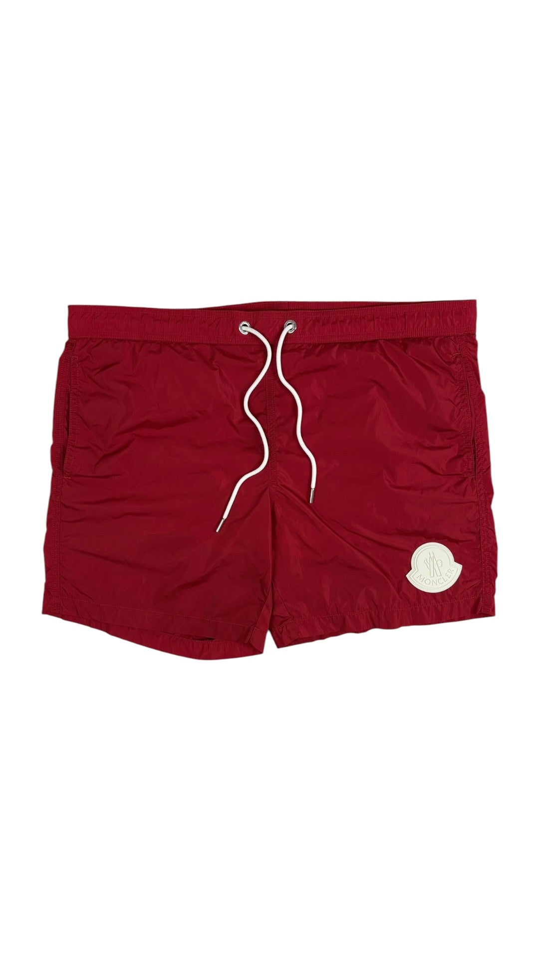 Short Moncler rouge taille M - Vue de face