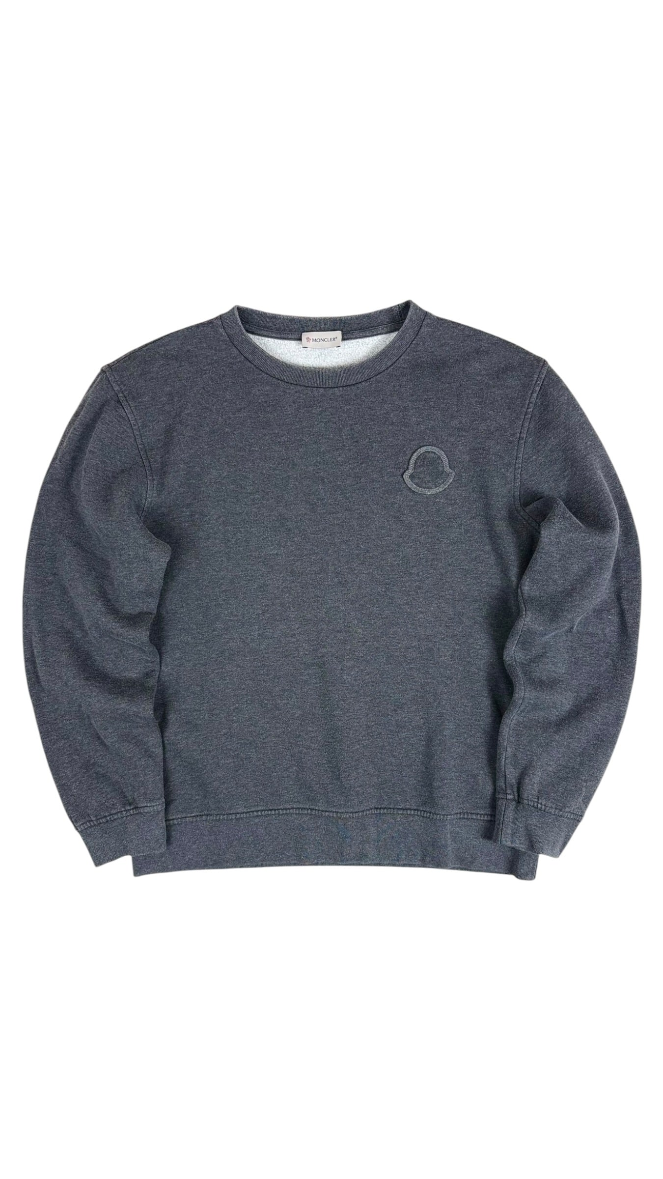Sweat Moncler gris taille M - Vue de face