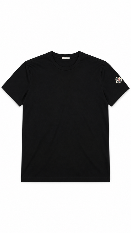 Tee-shirt Moncler Écusson Logo - Noir - Taille XL - Neuf