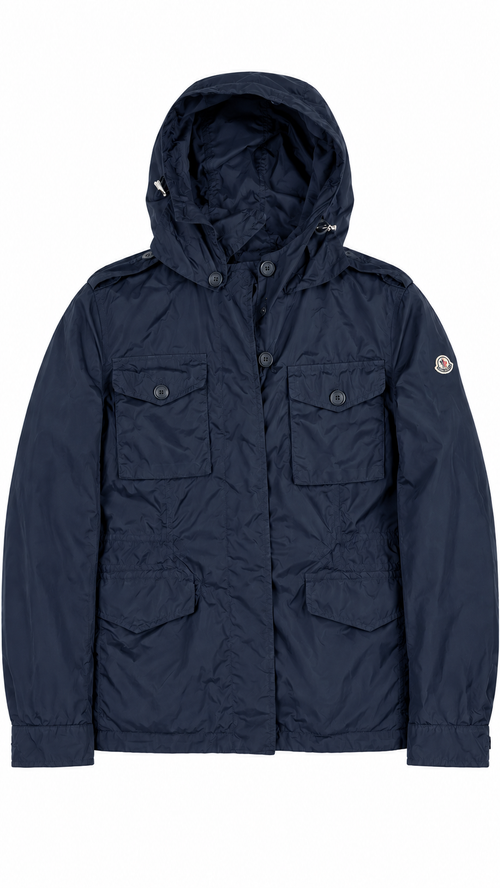 Veste à Capuche Moncler - Marine - Taille 2 (M)