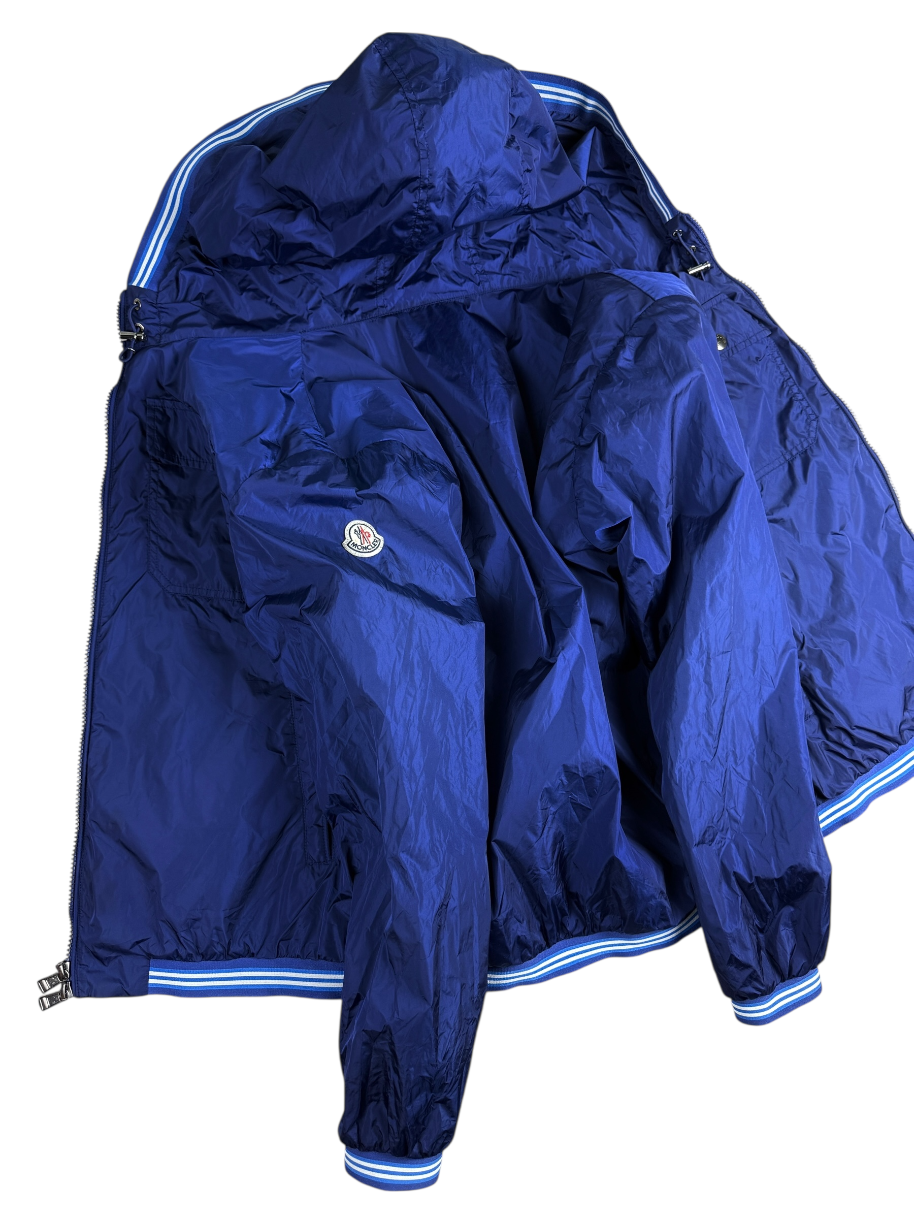 Veste Moncler bleu taille 1 - Vue de dos
