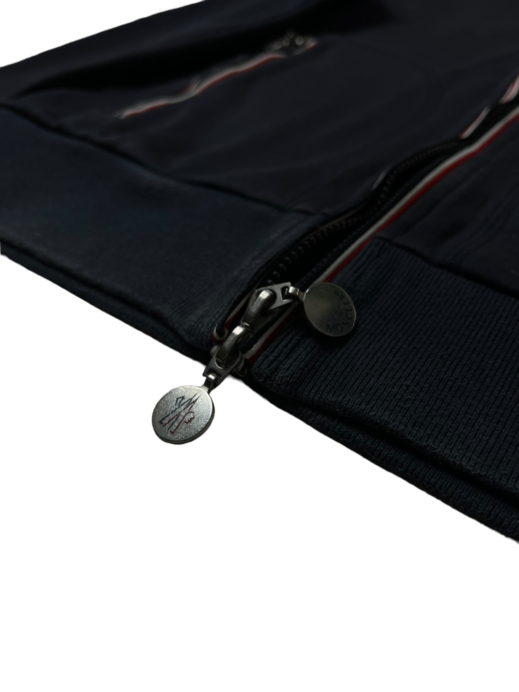 Veste Moncler bleu taille S - Logo et étiquette