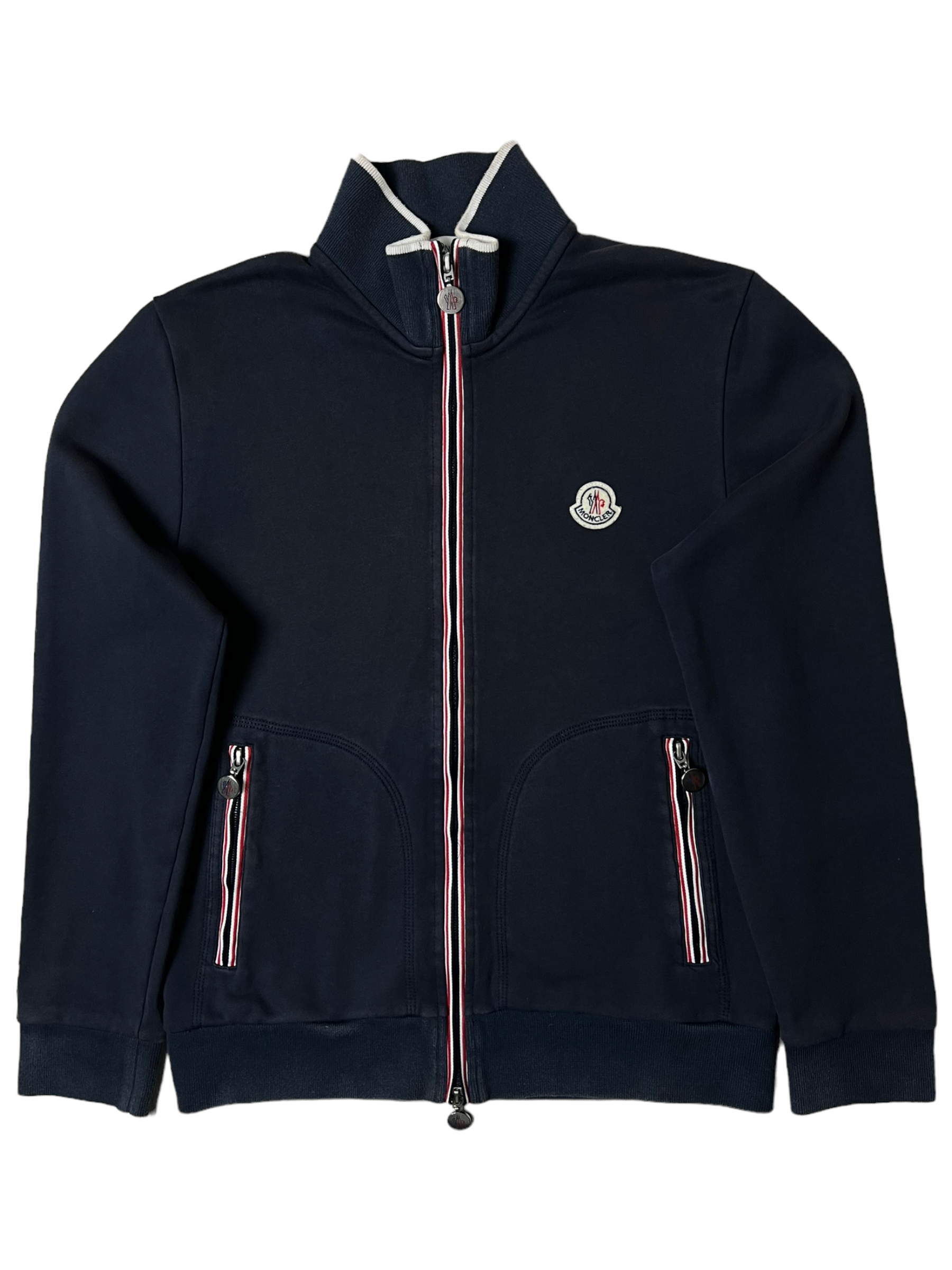 Veste Moncler bleu taille S - Vue de face
