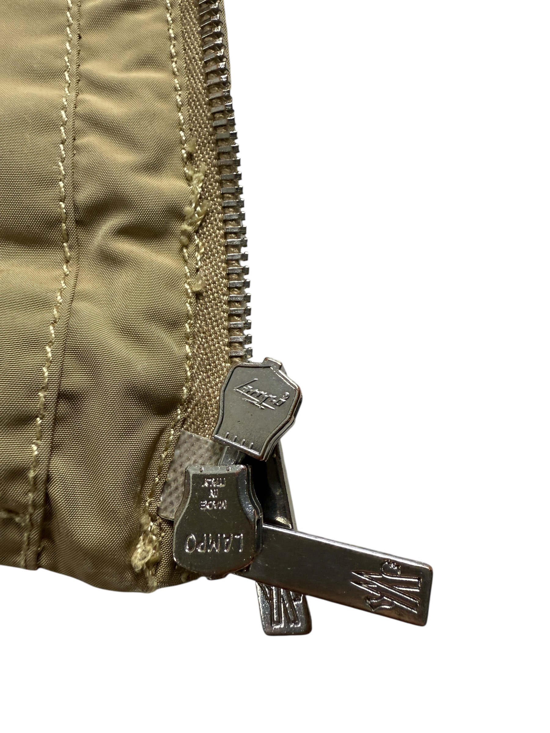 Veste Moncler crème taille XS - Vue côté