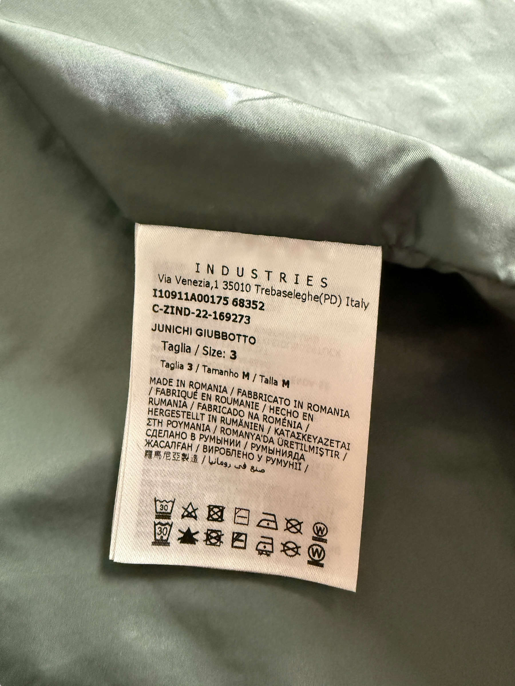 Veste Moncler gris taille M - Vue 6