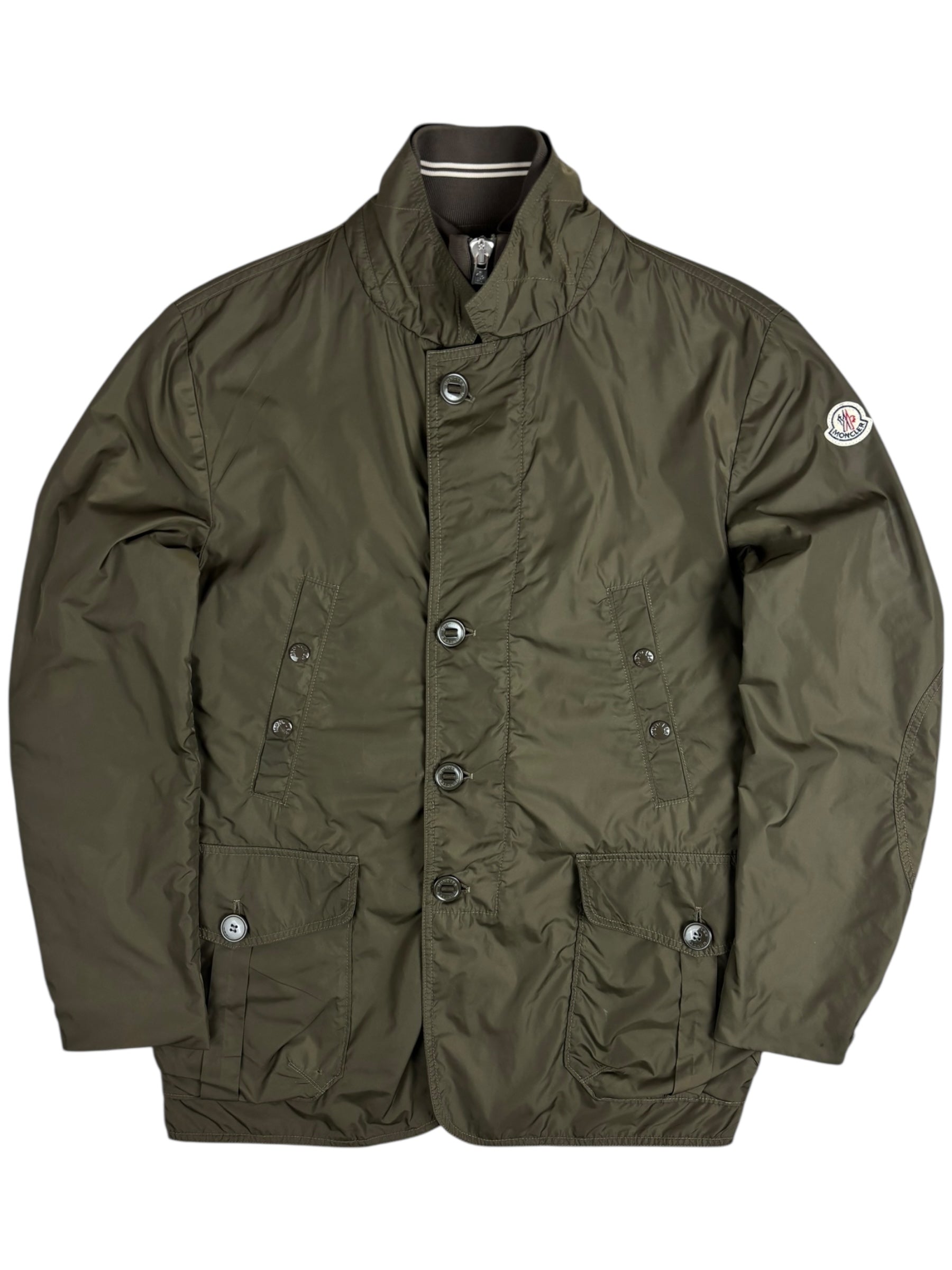 Veste Moncler kaki taille 3 - Vue de face