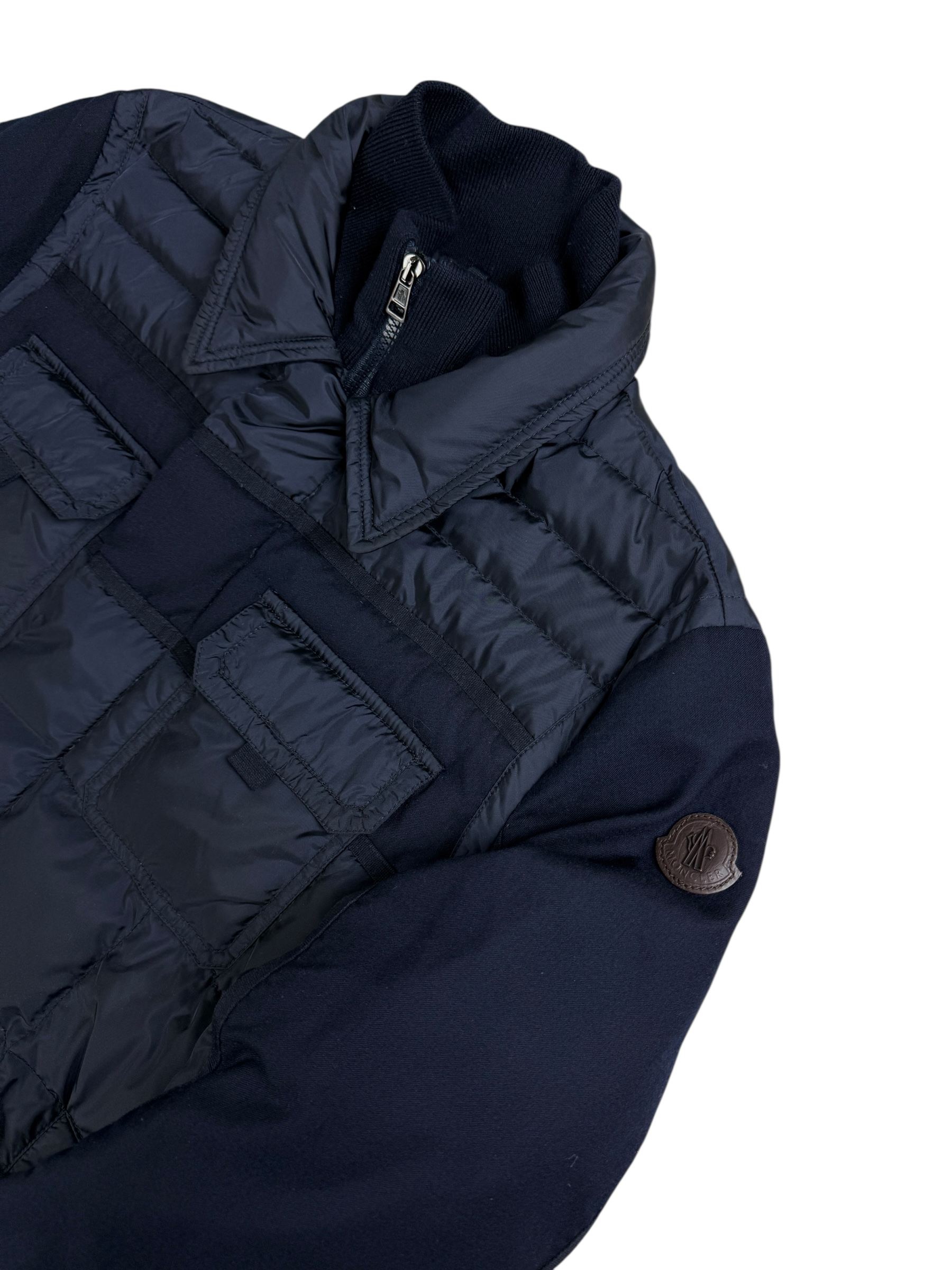 Veste Moncler marine taille L - Vue de dos