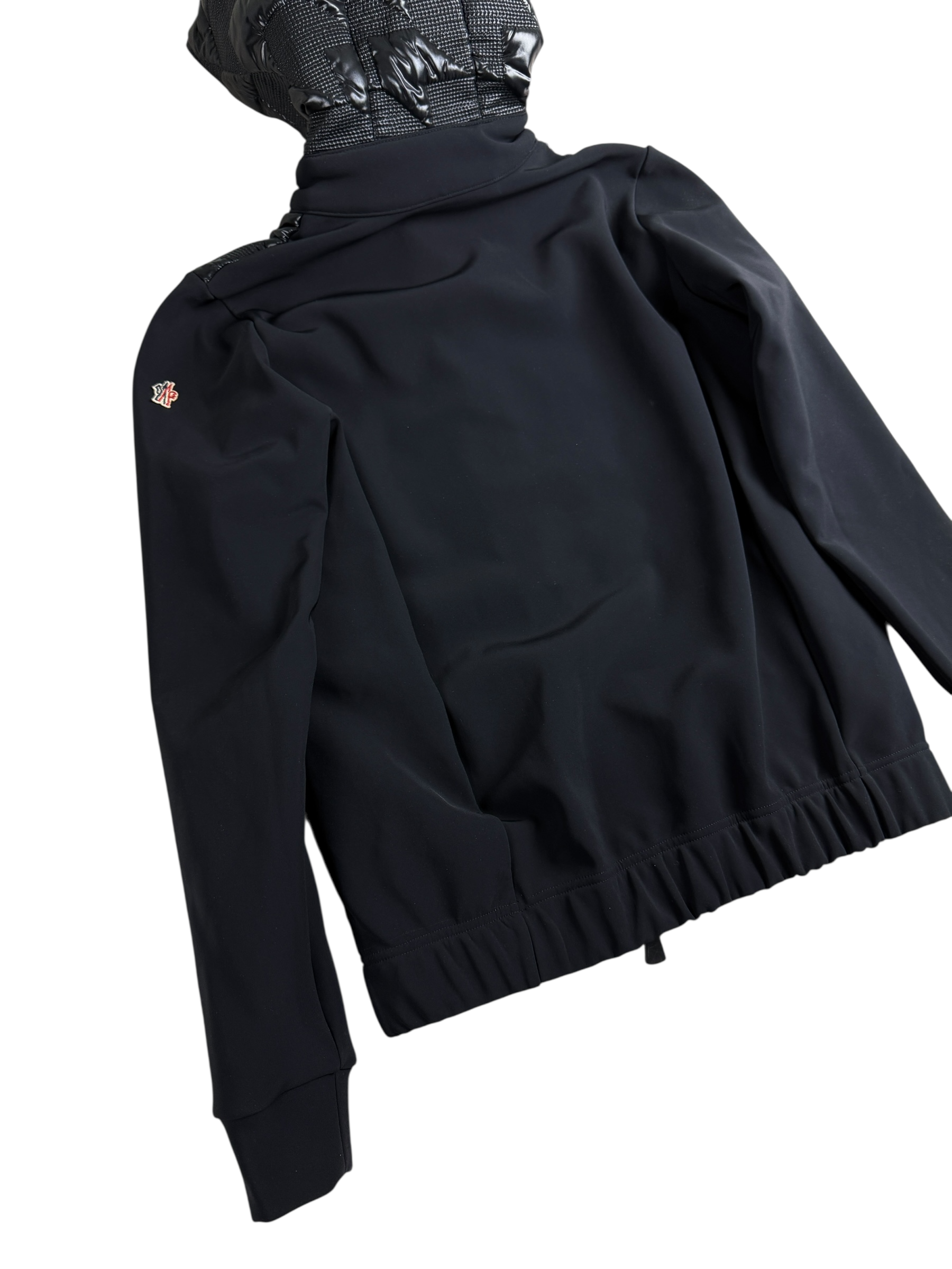 Veste Moncler noir taille XS - Logo et étiquette