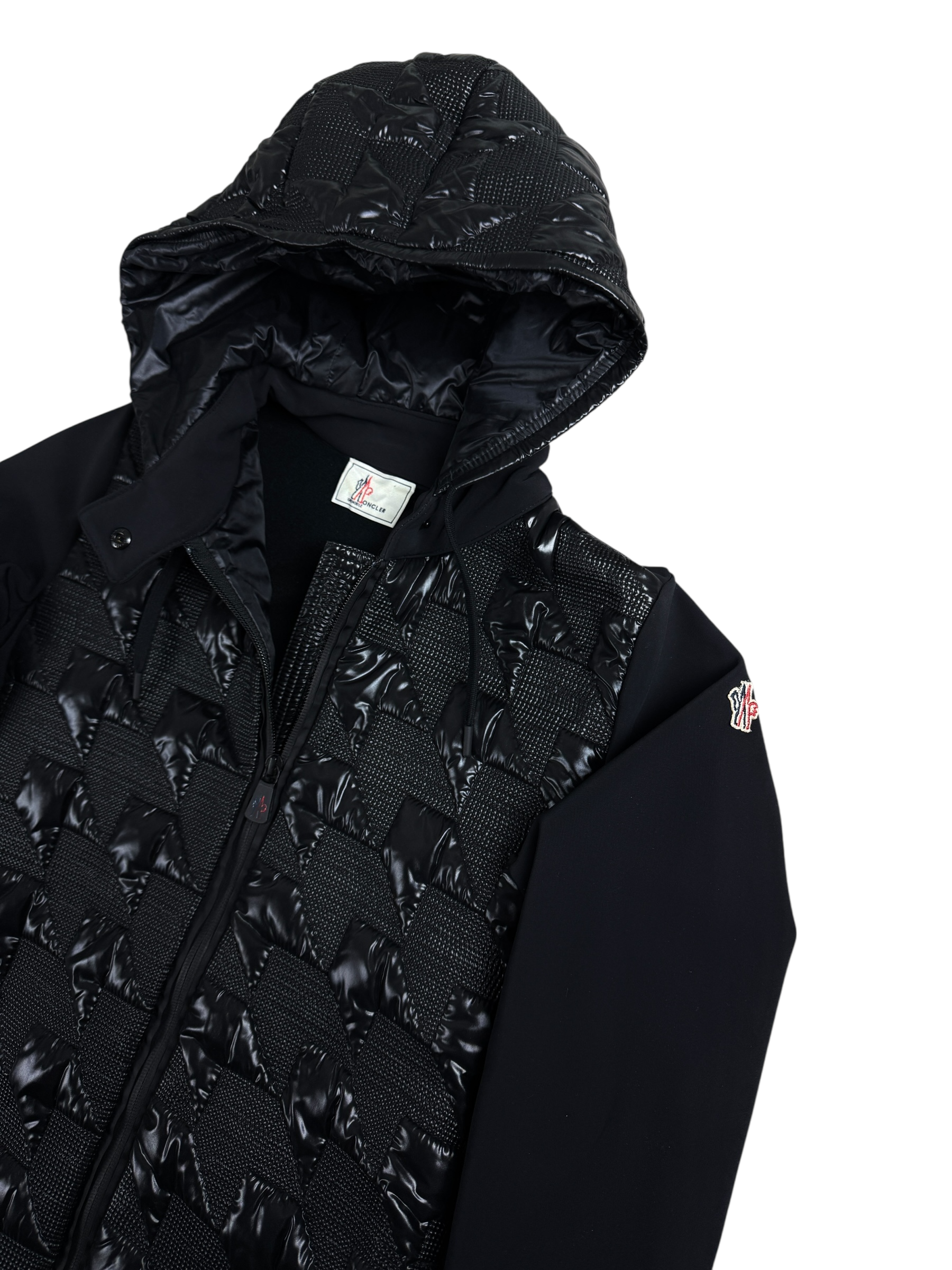 Veste Moncler noir taille XS - Vue côté