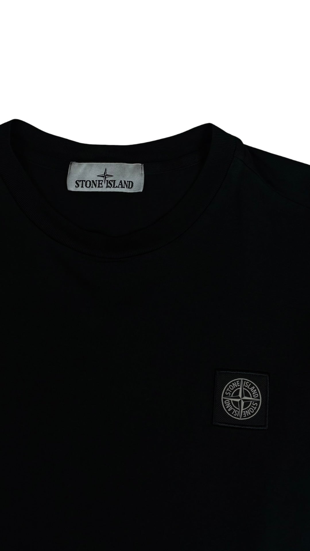 T-shirt Stone Island noir taille S - vue 2/3